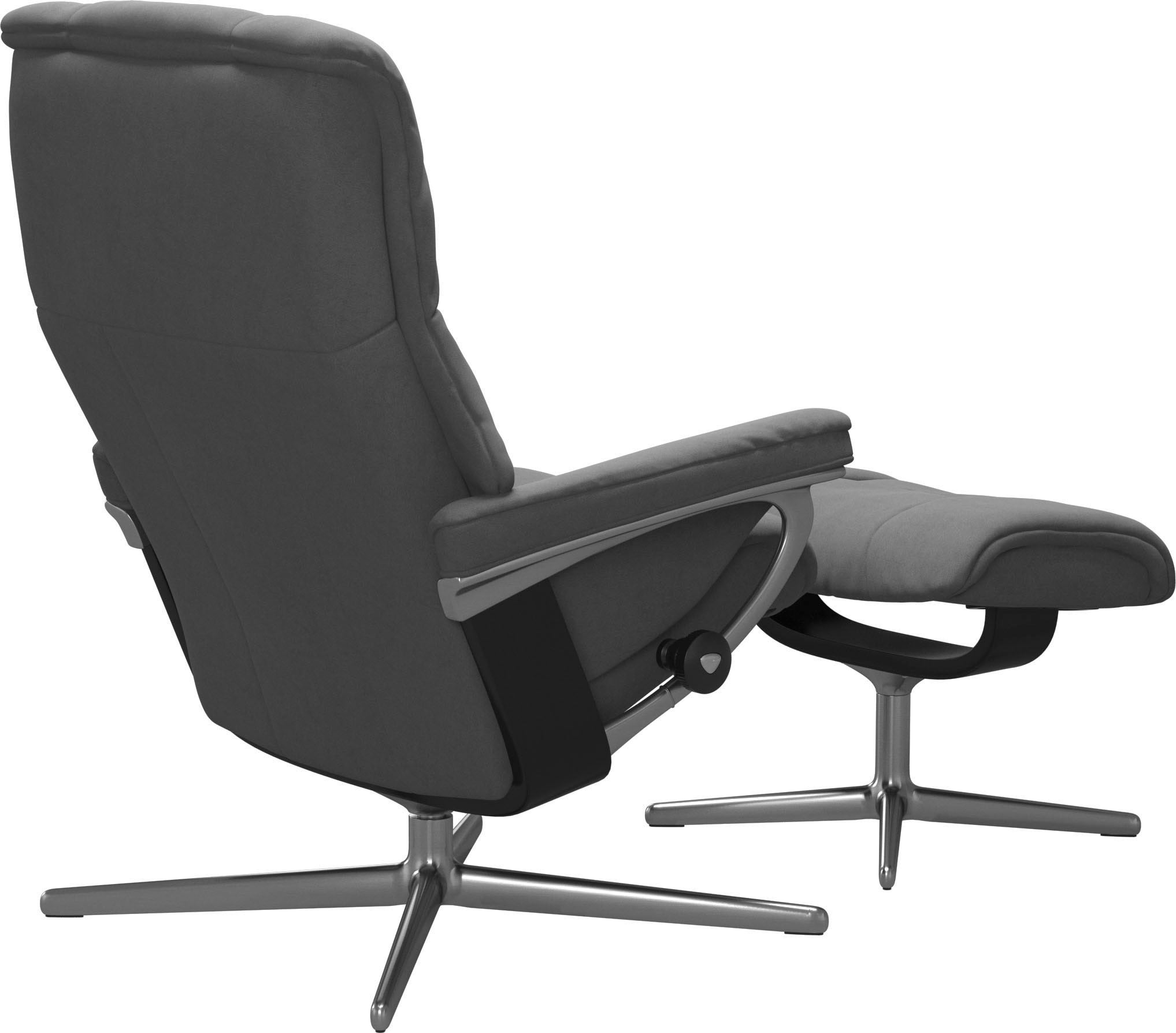 Stressless® Fußhocker »Mayfair« mit Cross Base, Größe S, M & L, Holzakzent Schwarz