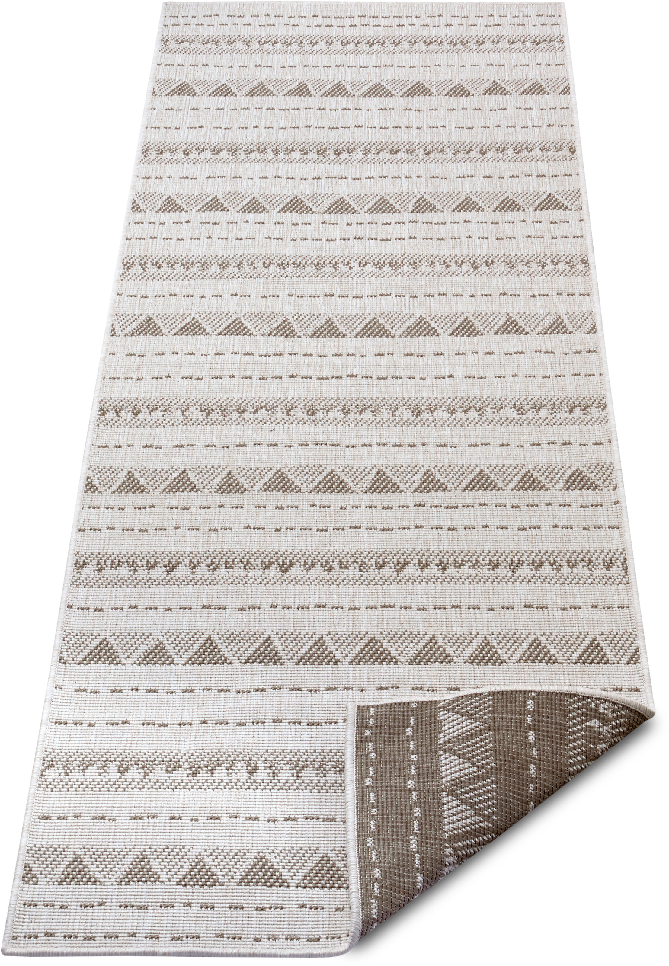 NORTHRUGS Läufer »Bahamas«, rechteckig, 5 mm Höhe, In-& Outdoor, Wetterfest, Balkon, Garten, Wohnzimmer, Wasserfest