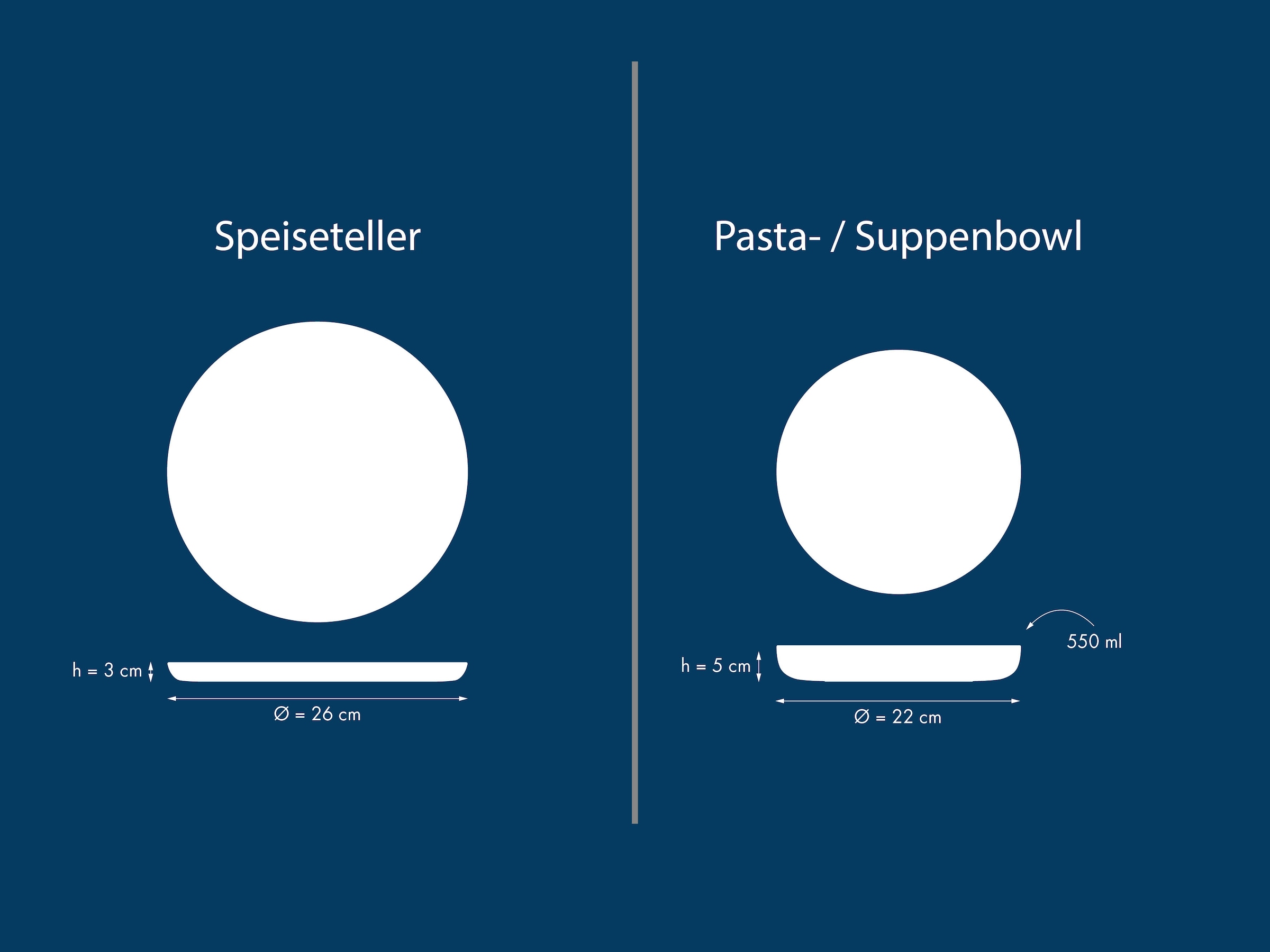 my home Tafelservice »modernes Geschirr-Set, Service Nydala« hohe Haltbarkeit, spülmaschinen- & mikrowellengeeignet, Reaktivglasur