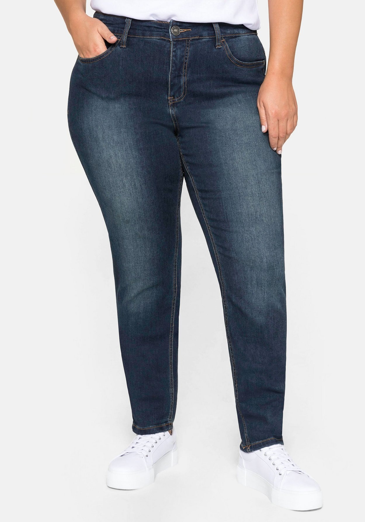Sheego Stretch-Jeans »Jeans Super elastisches Power-Stretch-Material«