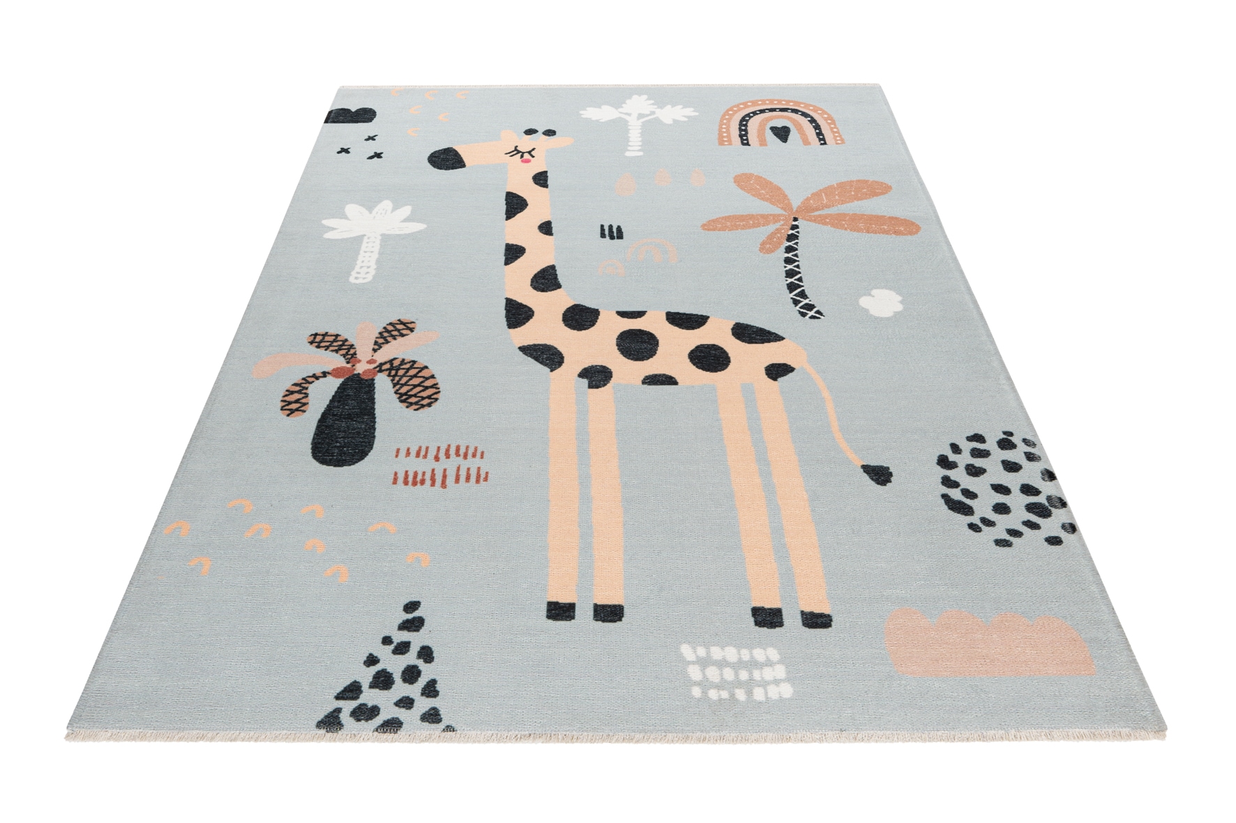 Kinderteppich »My Greta 625«, rechteckig, Spielteppich, bedruckt, Giraffe Motiv,...