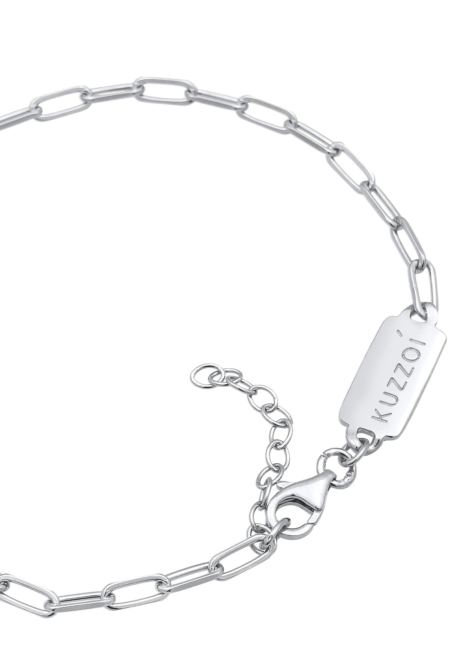 Kuzzoi Armkette »Armband Herren Gliederkette Oval 925 Silber«