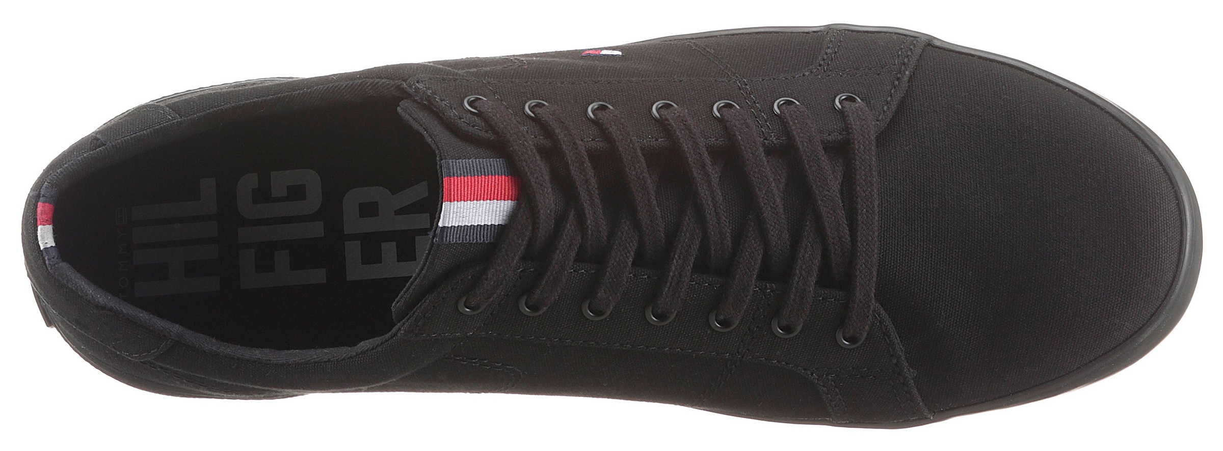 Tommy Hilfiger Sneaker »H2285ARLOW 1D«, mit seitlichem Logoflag, Freizeitschuh, Halbschuh, Schnürschuh