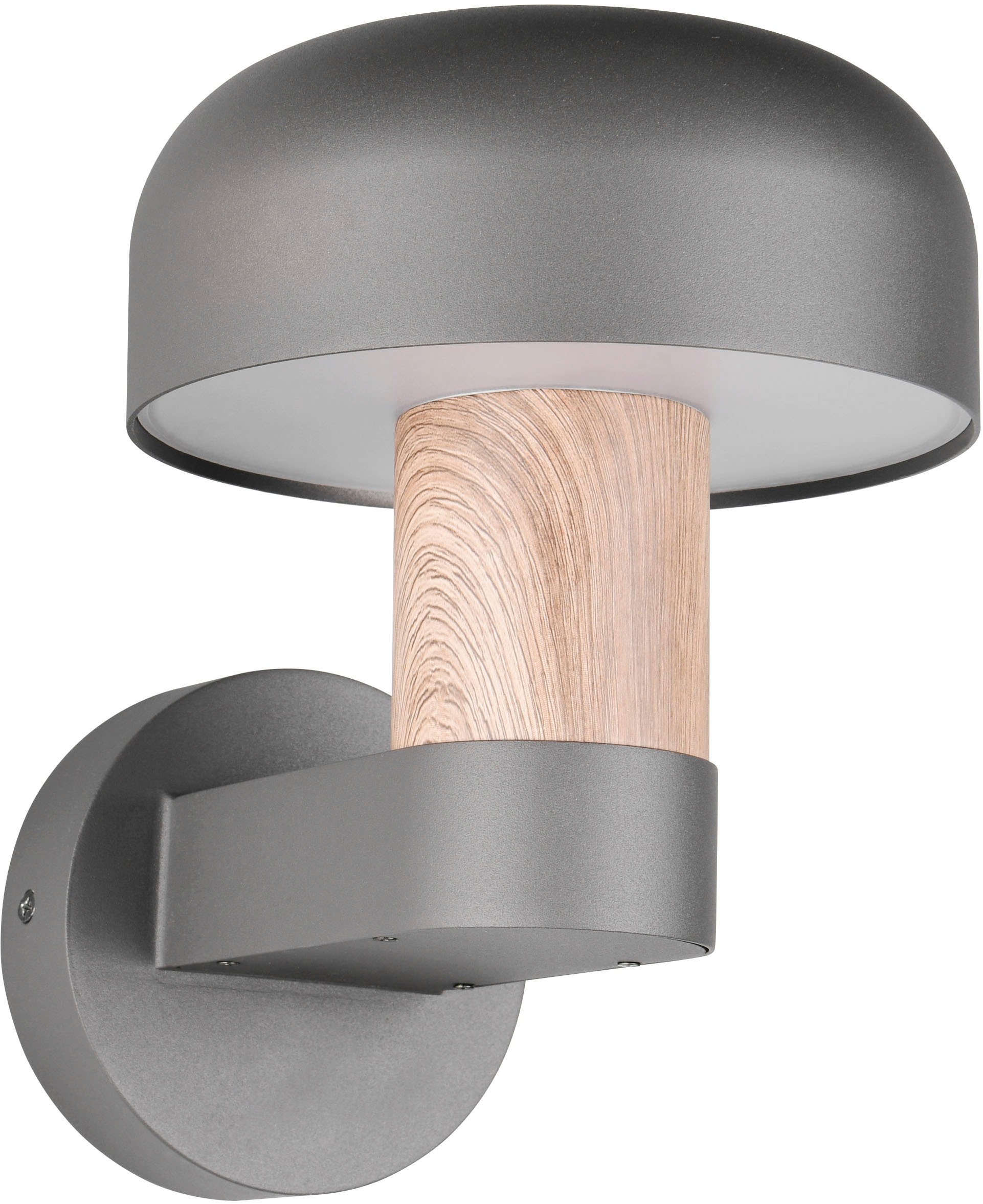 TRIO Leuchten Außen-Wandleuchte »FRASER, Fassadenbeleuchtung Laterne Pilzform, exkl 1x E27 max 10W IP54« E27 1 Stk. warmweiß - kaltweiß Hauswand Leuchte aus Druckguss Aluminium, Leuchtmittel wechselbar