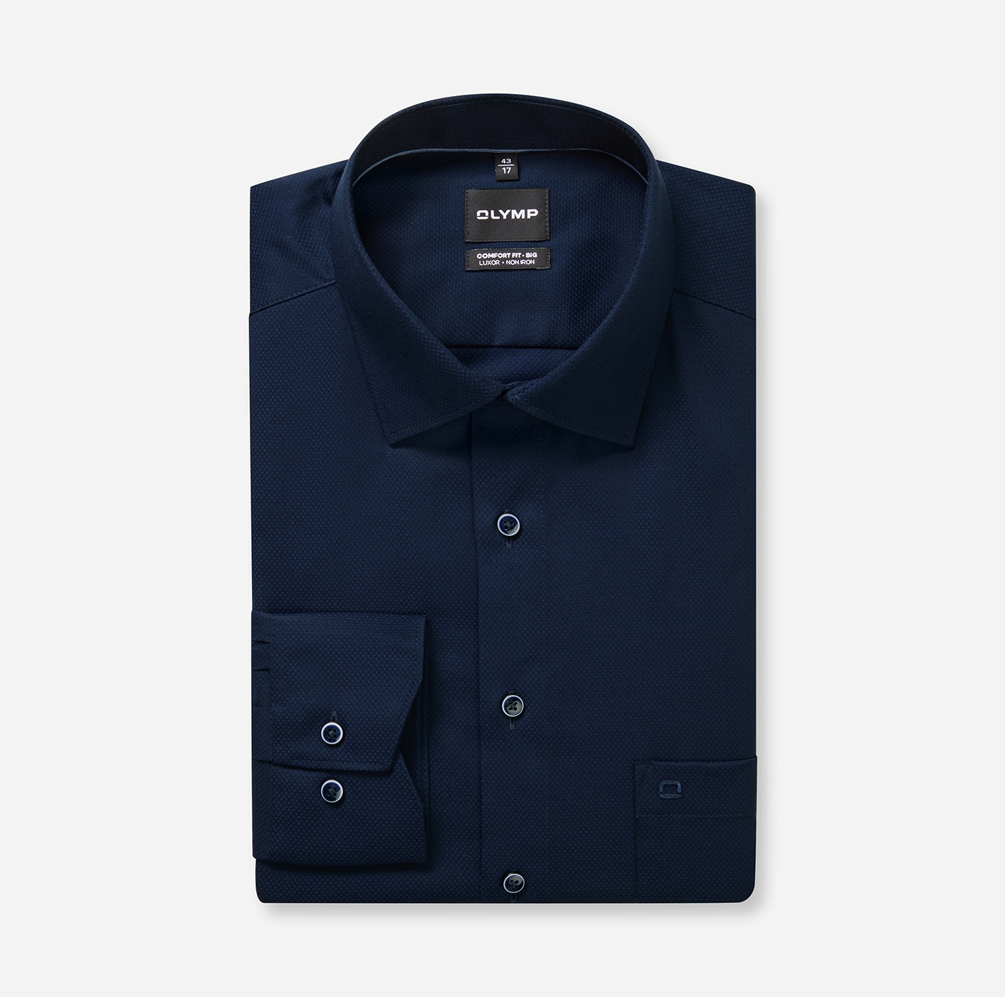 OLYMP Langarmhemd »Luxor Big & Tall« Businesshemd, Große Größen, comfort fit, New-Kentkragen, bügelfrei