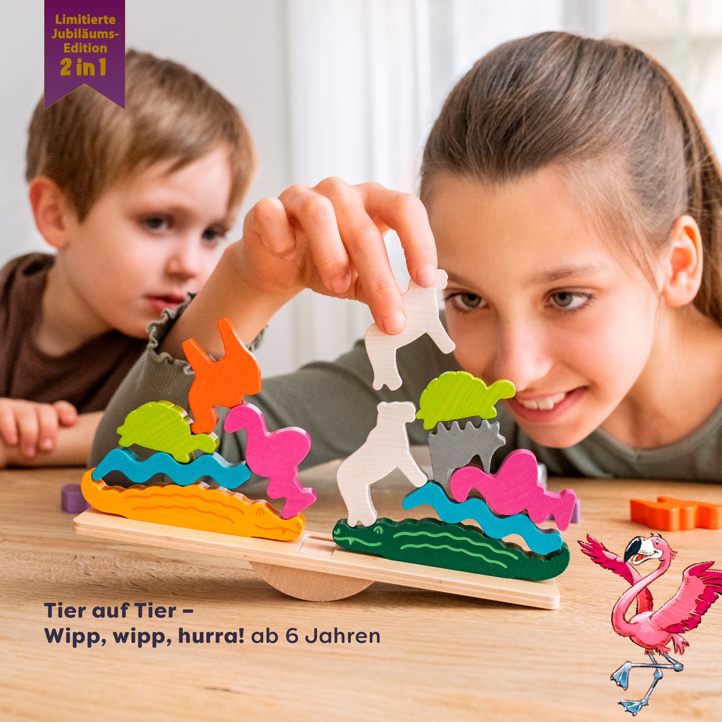 Haba Spiel »Tier auf Tier Deluxe - Doppelt hält besser: 2 Spiele in 1 Box!«