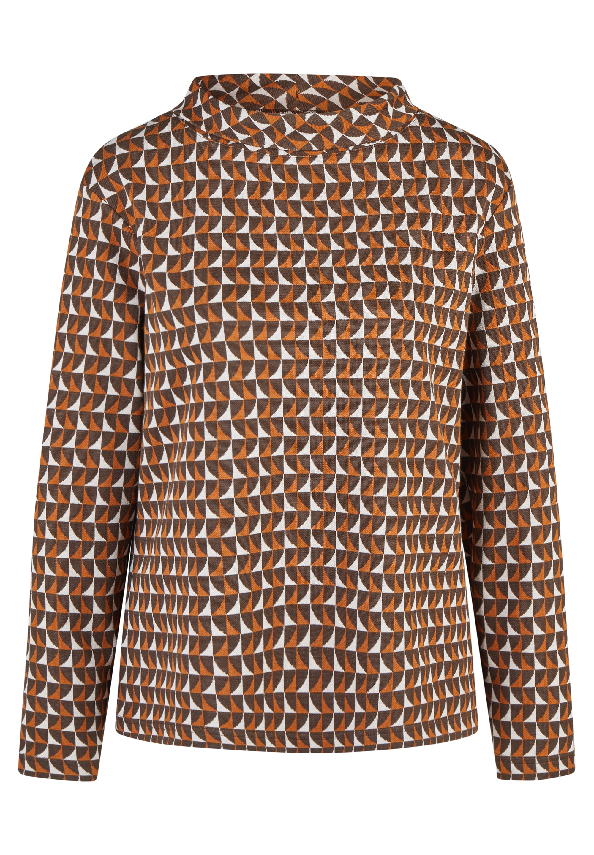 Rabe Langarmshirt mit grafischem Muster