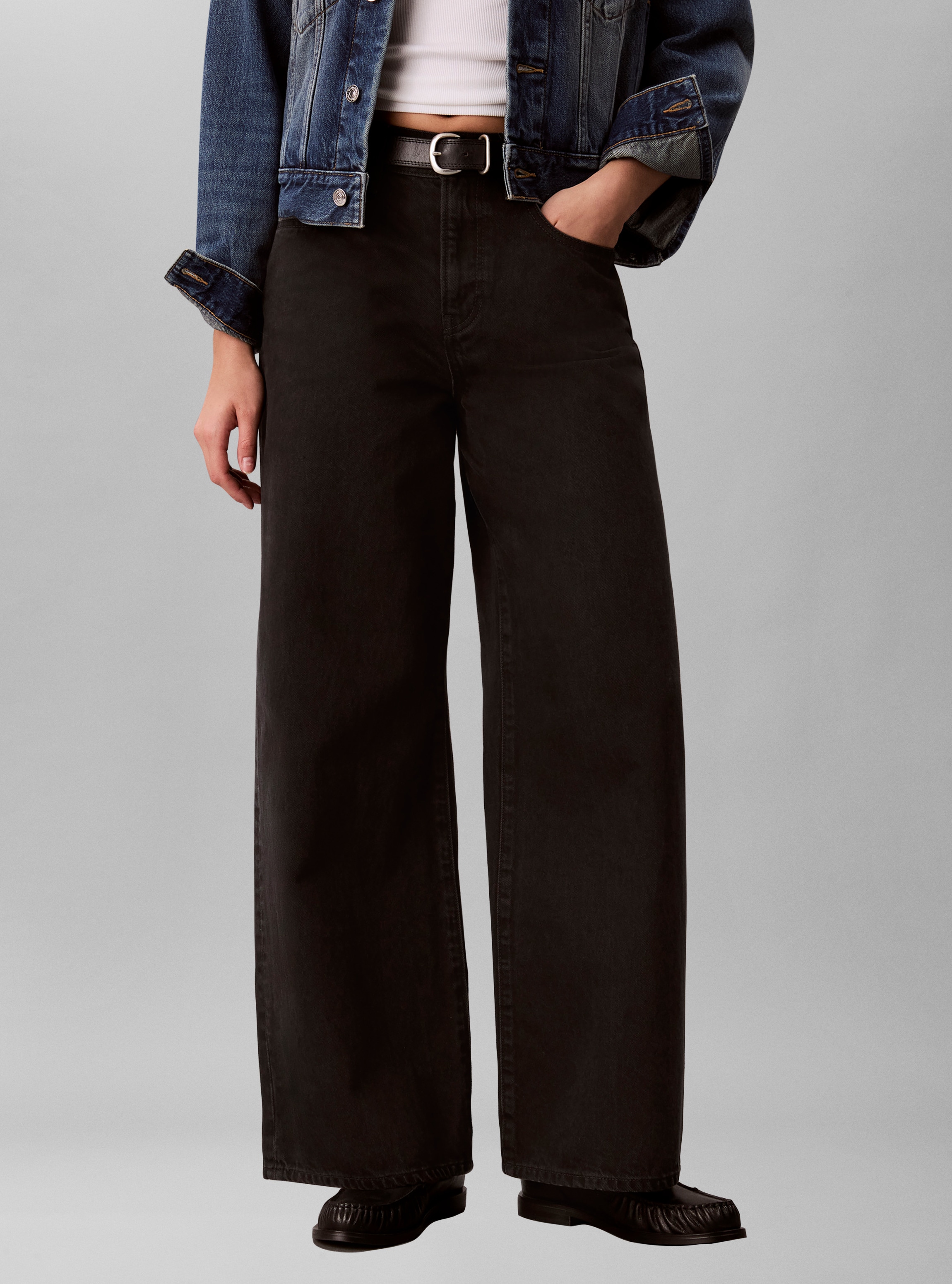 Calvin Klein Jeans Weite Jeans »THE WIDE LEG« Regular fit mit ausgestelltem Bein
