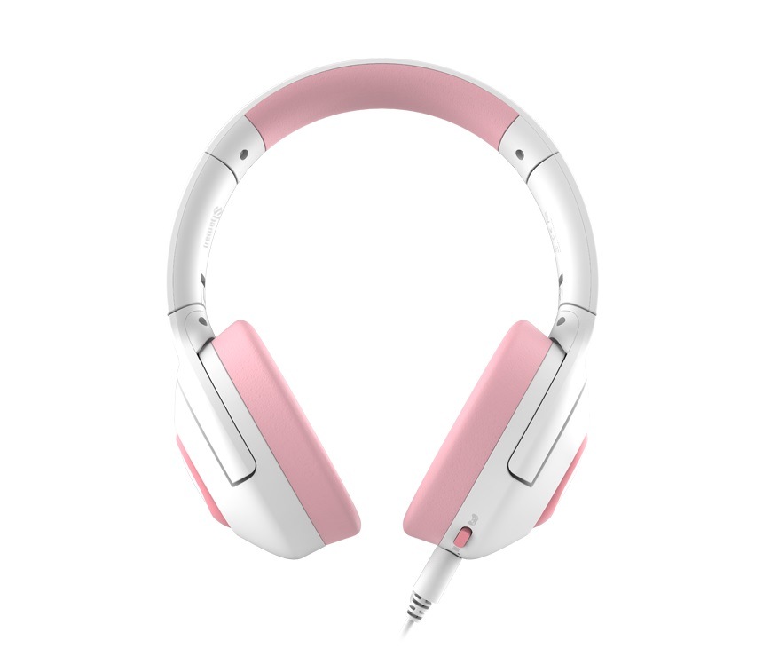 Sades Gaming-Headset »Shaman SA-724 Gaming Headset, weiß/pink, USB, kabelgebunden, Stereo, Over Ear, PC, PST, XBox, Nintendo Switch, VR, Phone«, Mikrofon abnehmbar