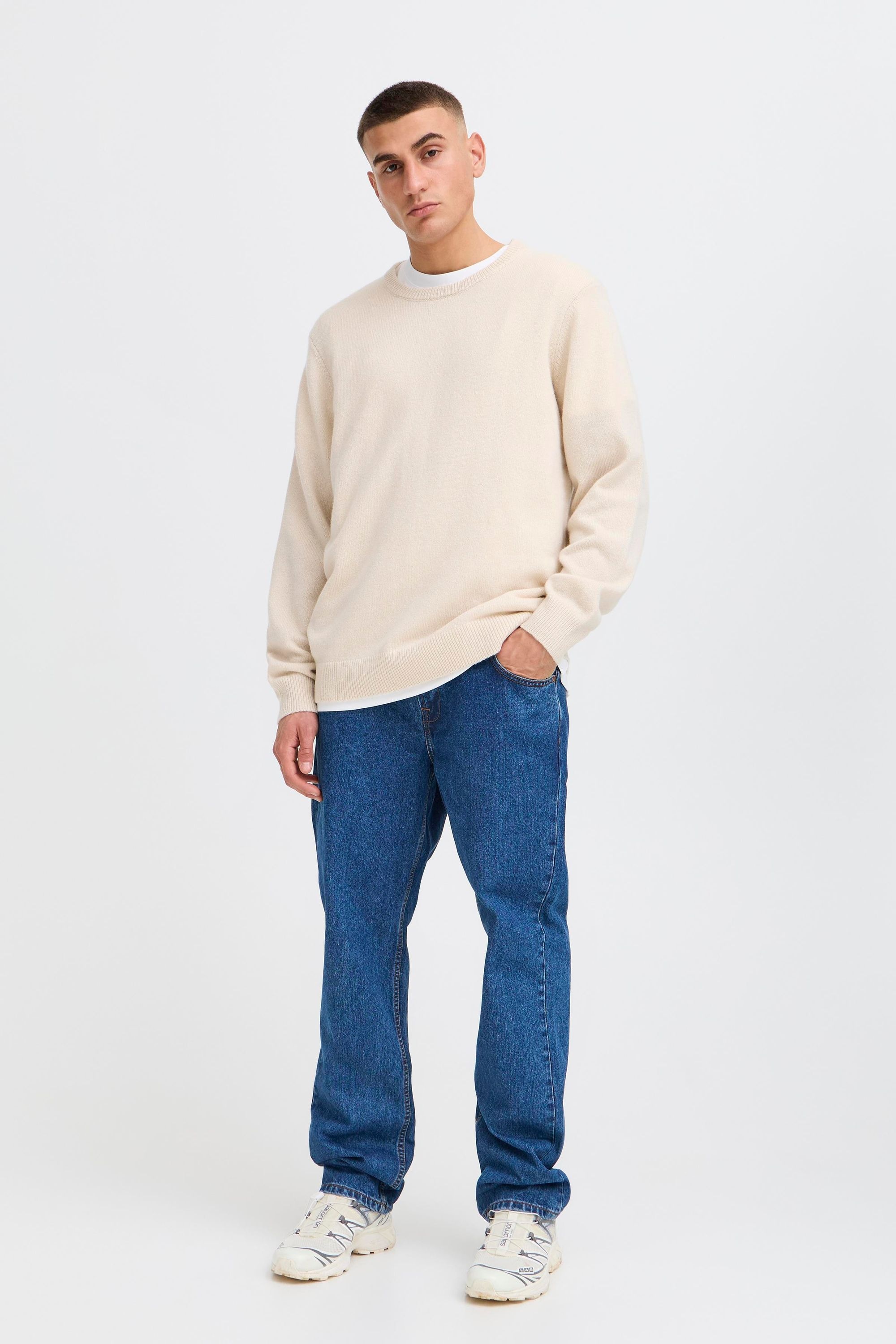 !Solid Strickfleece-Pullover »Strickpullover SDRICK«