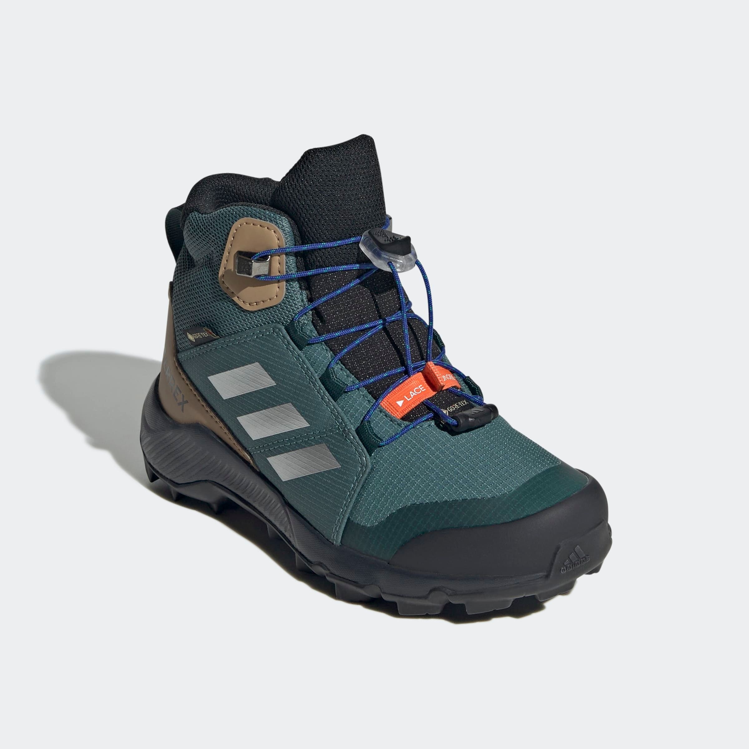 Adidas Terrex Mädchen Wanderschuh »TERREX MID GORE-TEX« wasserdicht in silberfarben, Größe 32