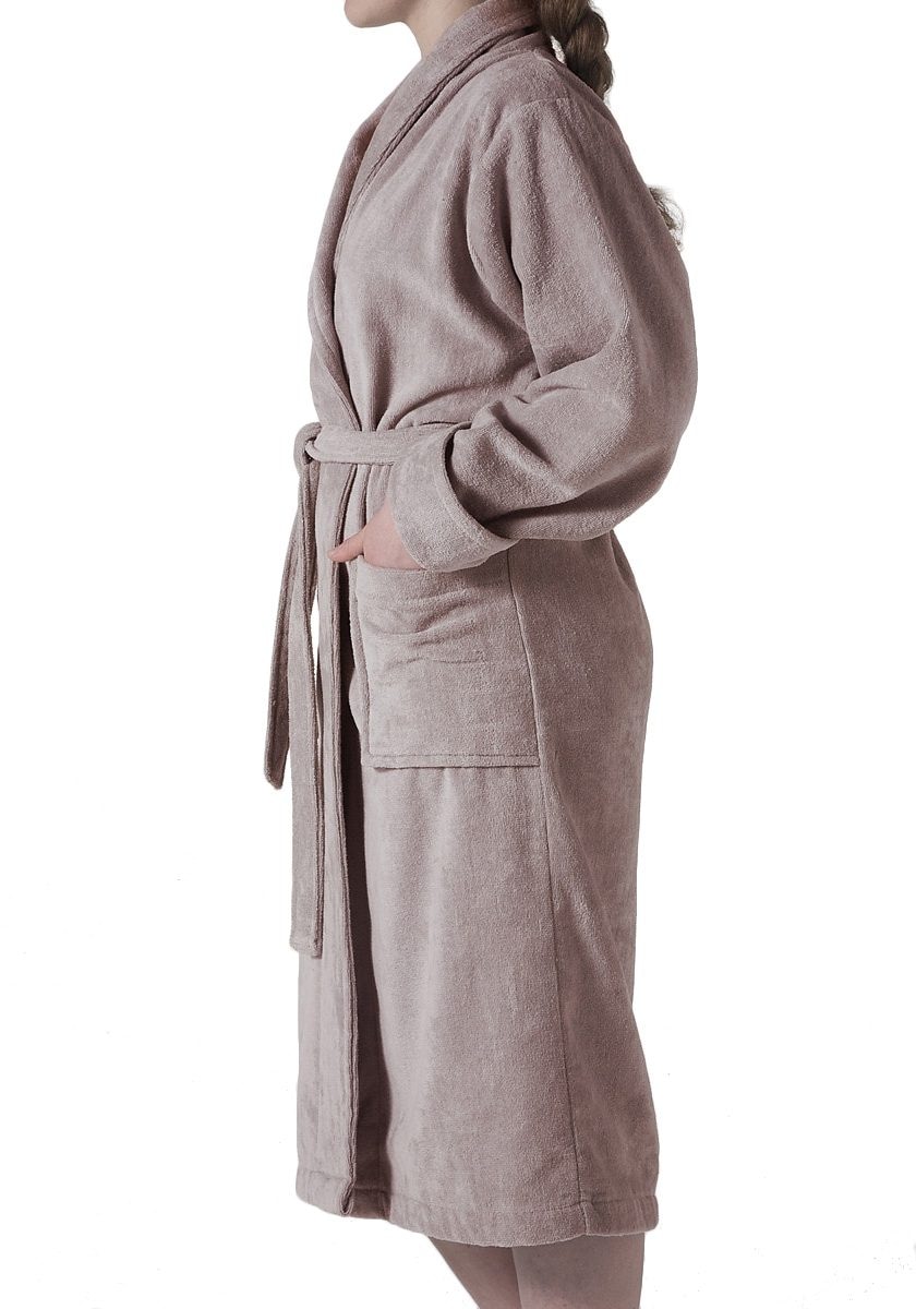 Seahorse Bademantel »Seahorse Pure Unisex«, (1 St.), Langarm, aufgesetzte Taschen