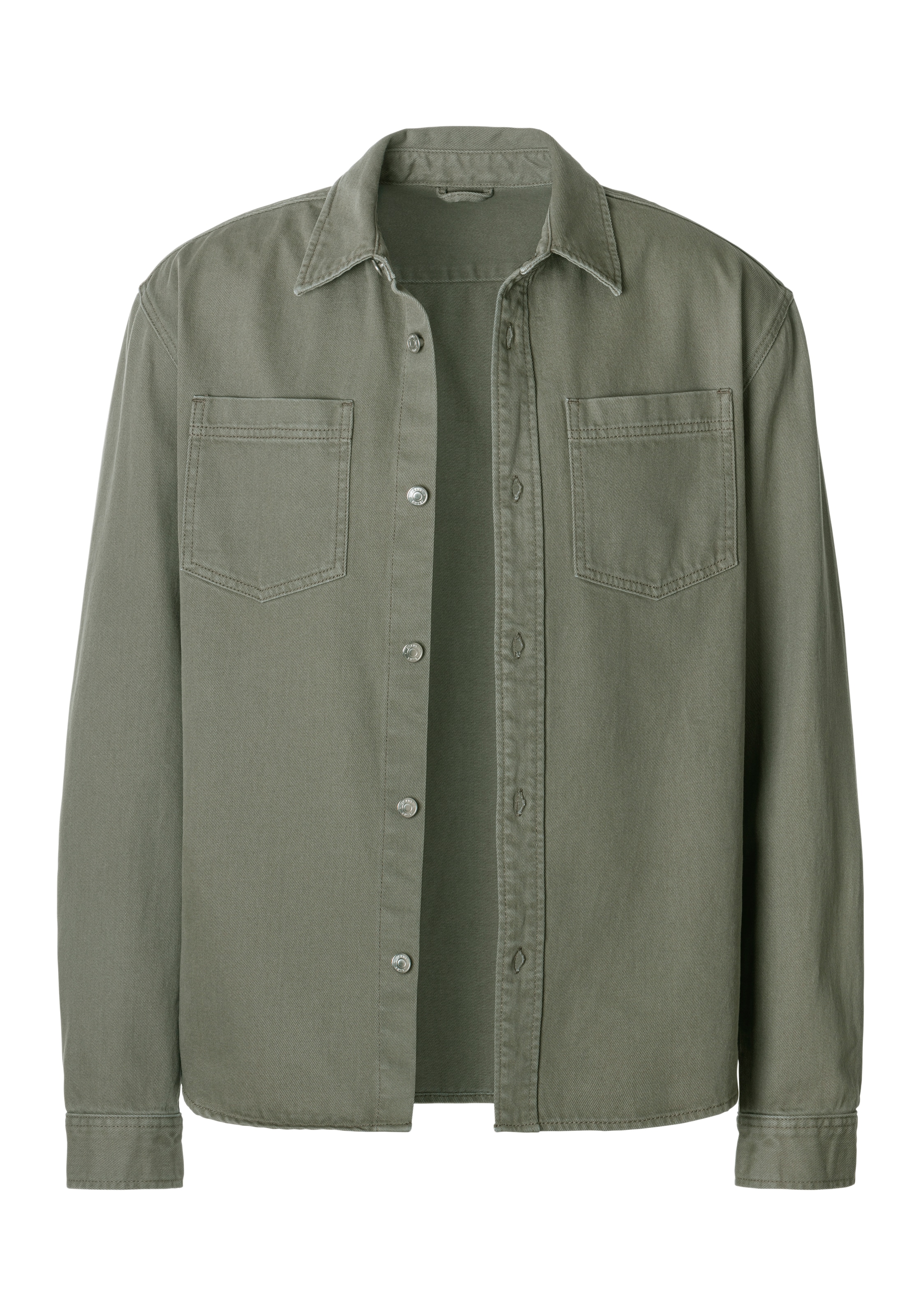 John Devin Hemdjacke », weites Overshirt«, aus Baumwolle, mit aufgesetzten Taschen