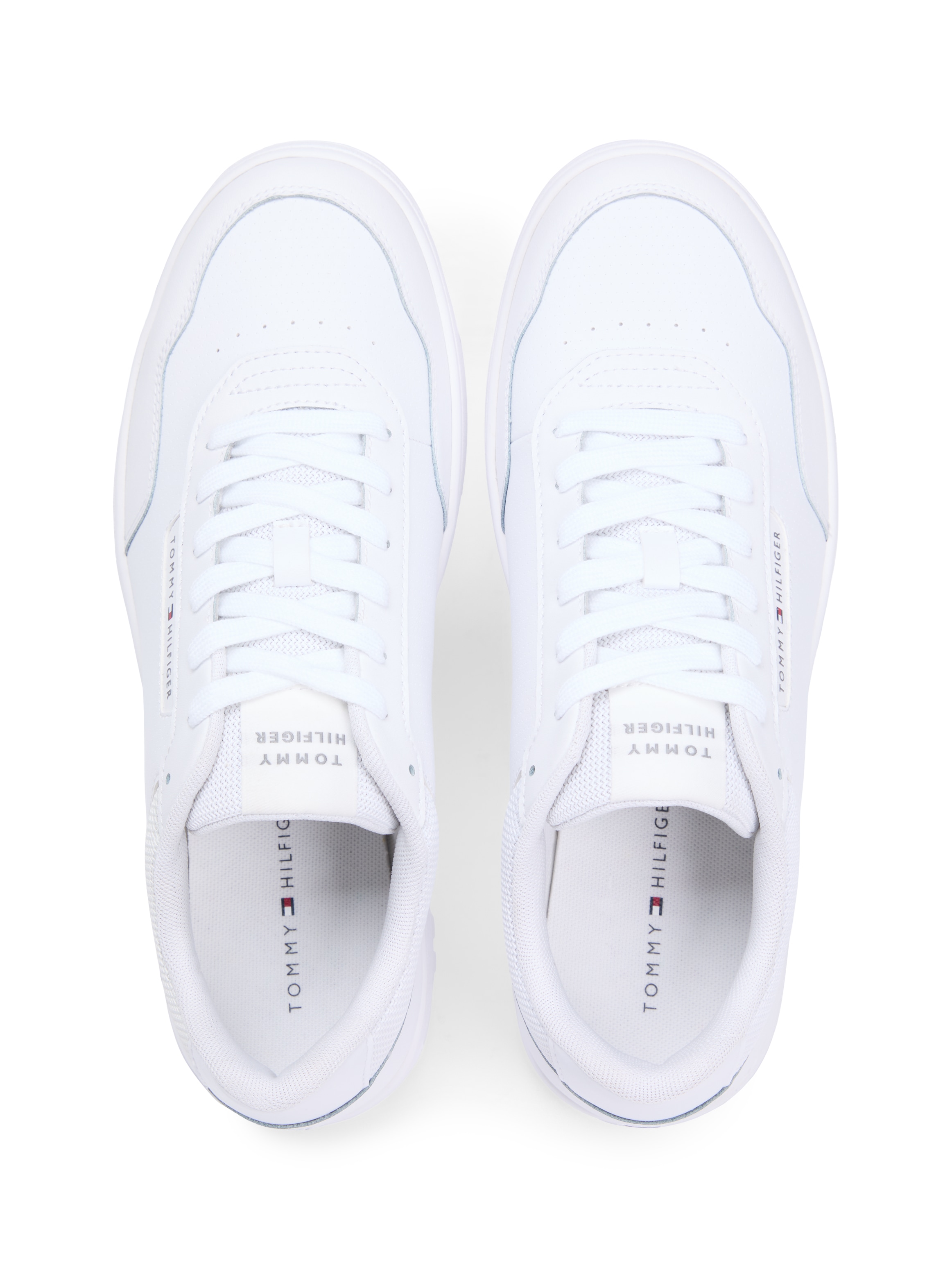 Tommy Hilfiger Sneaker »BASKET CORE LITE LTH BLOCK«  , Freizeitschuh, Halbschuh, Schnürschuh mit seitlicher Logoverzierung