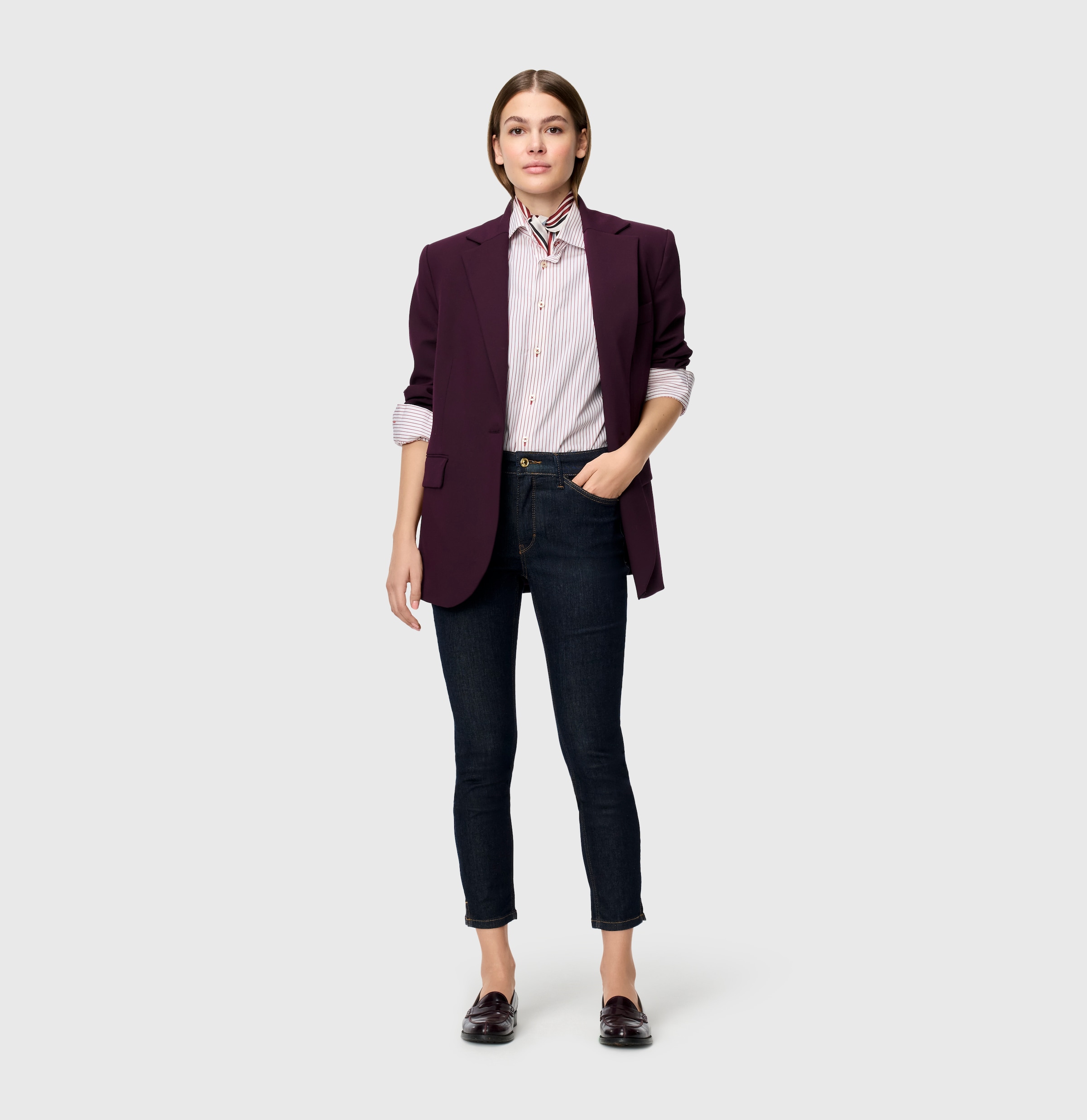 MAC 7/8-Jeans »Dream Summer« verkürzt mit Schlitz am Saum