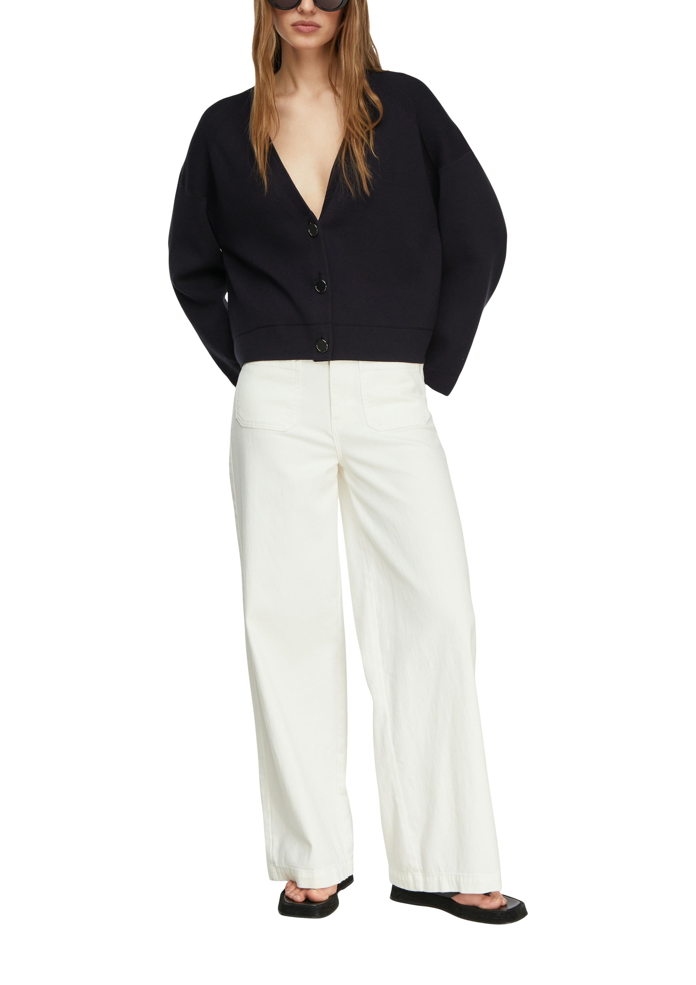 Comma Weite Jeans mit Taschen