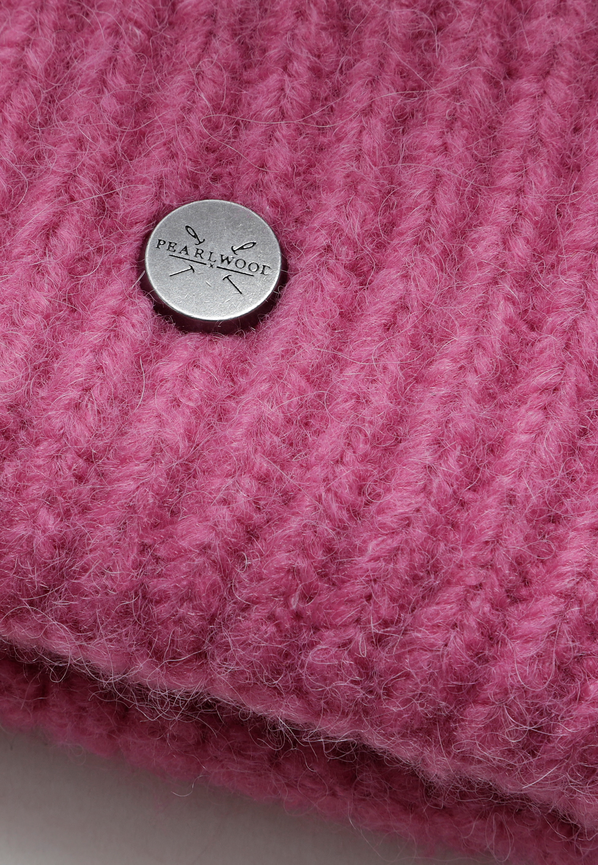 PEARLWOOD Strickmütze »ZOE«, Feinripp, wärmend, breiter Umschlag