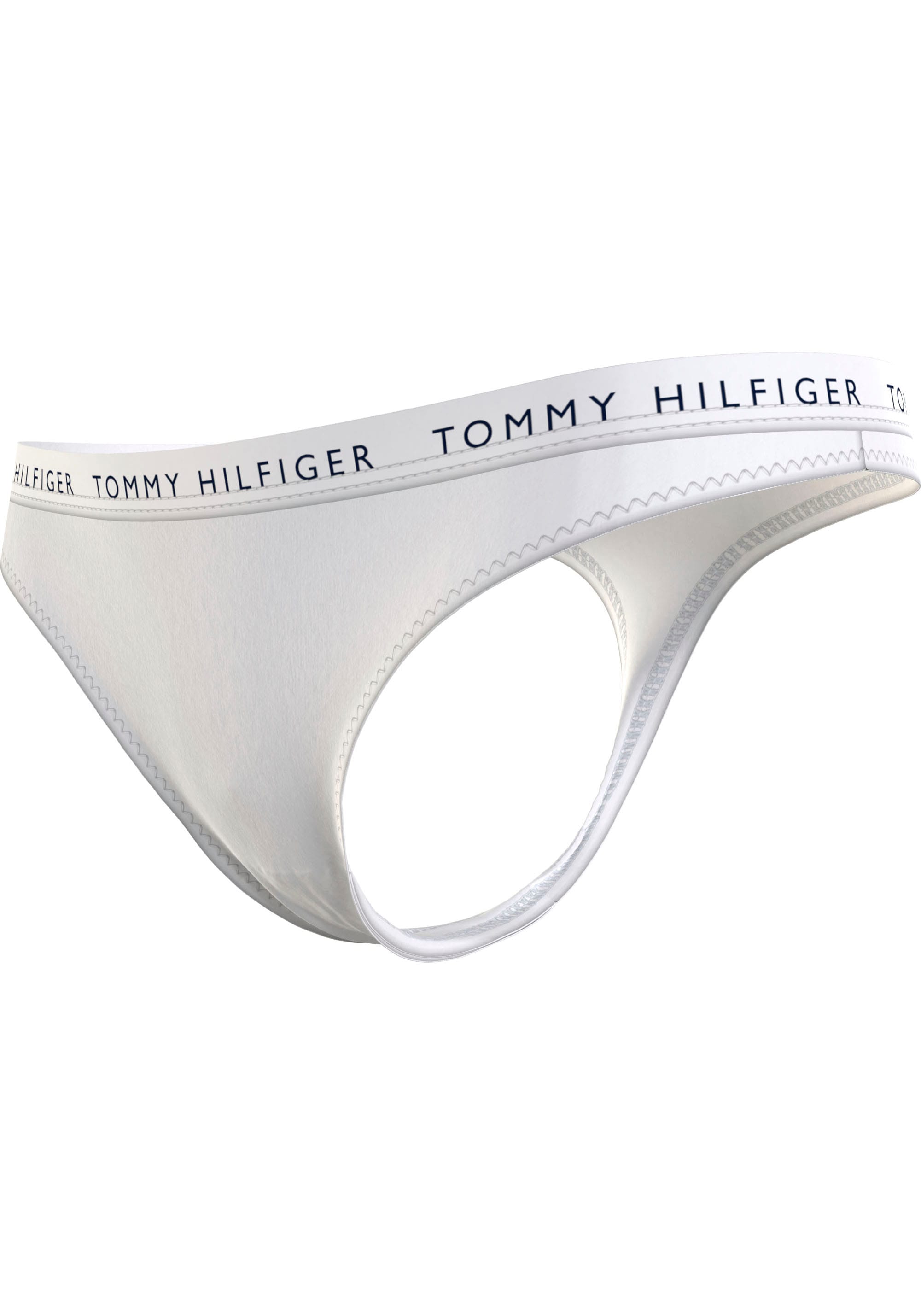 Tommy Hilfiger bei elastischem (Packung, Logobund 3er-Pack), 3 mit Underwear T-String, St., OTTO online
