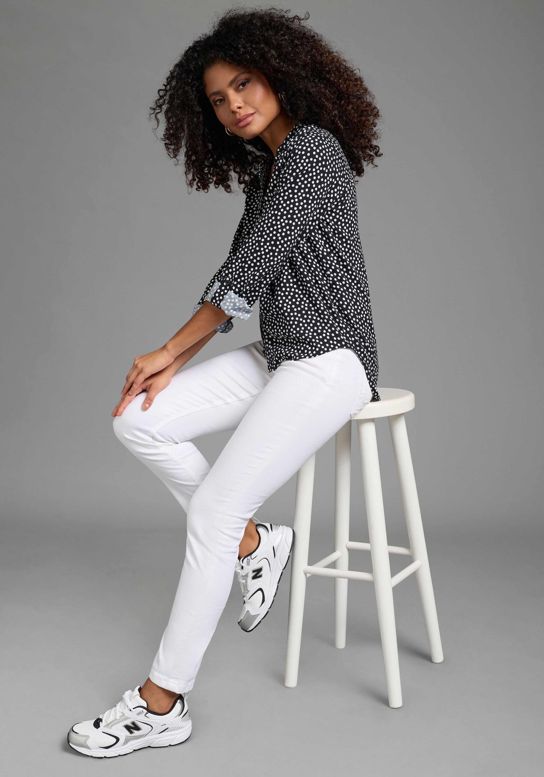 AJC Hemdbluse aus weich fließender Viskose