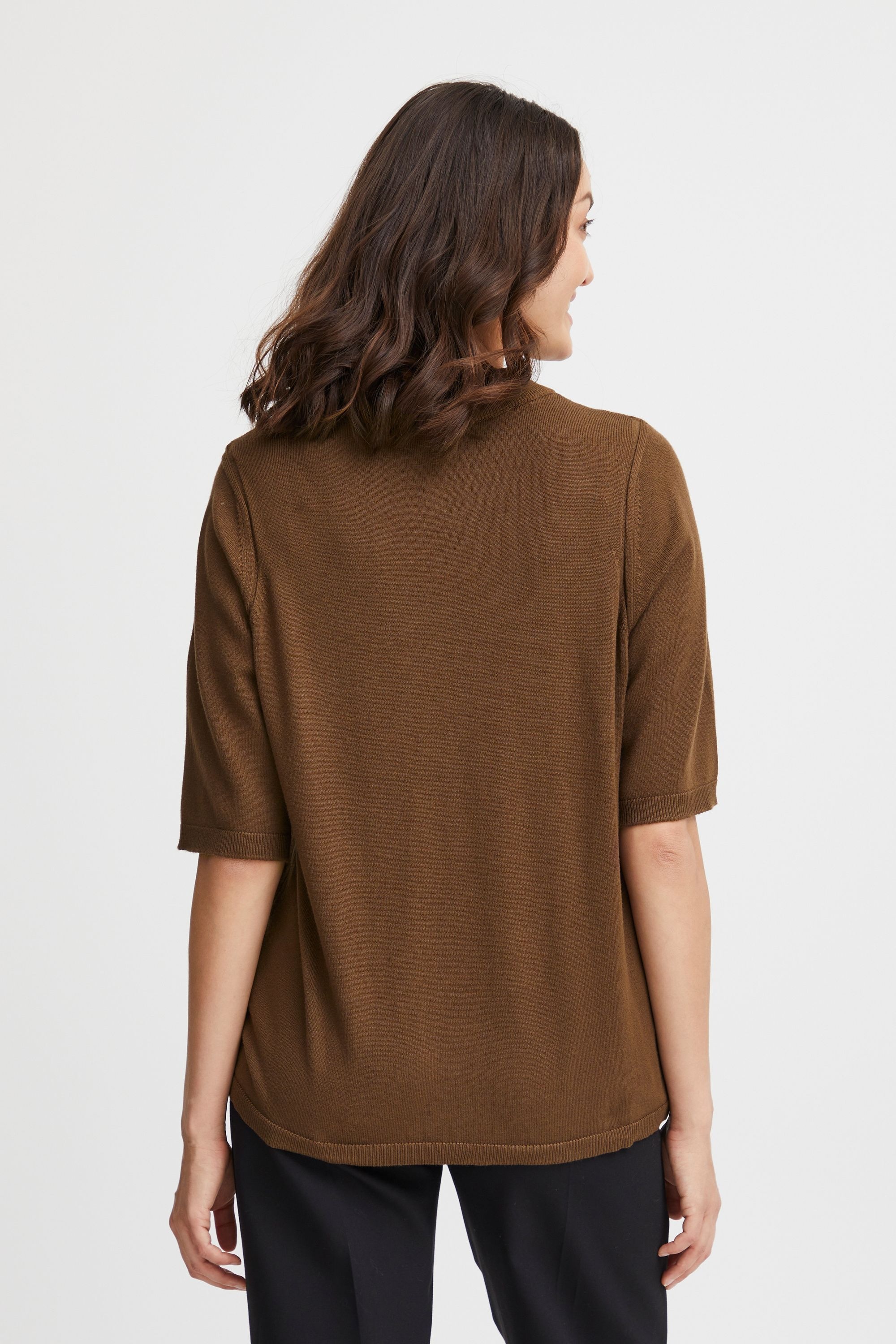 fransa Strickfleece-Pullover »Strickpullover FRBlume«
