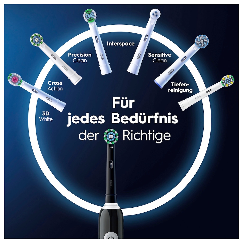 Oral-B Elektrische Zahnbürste »PRO Series 1«, 1 St. Aufsteckbürsten