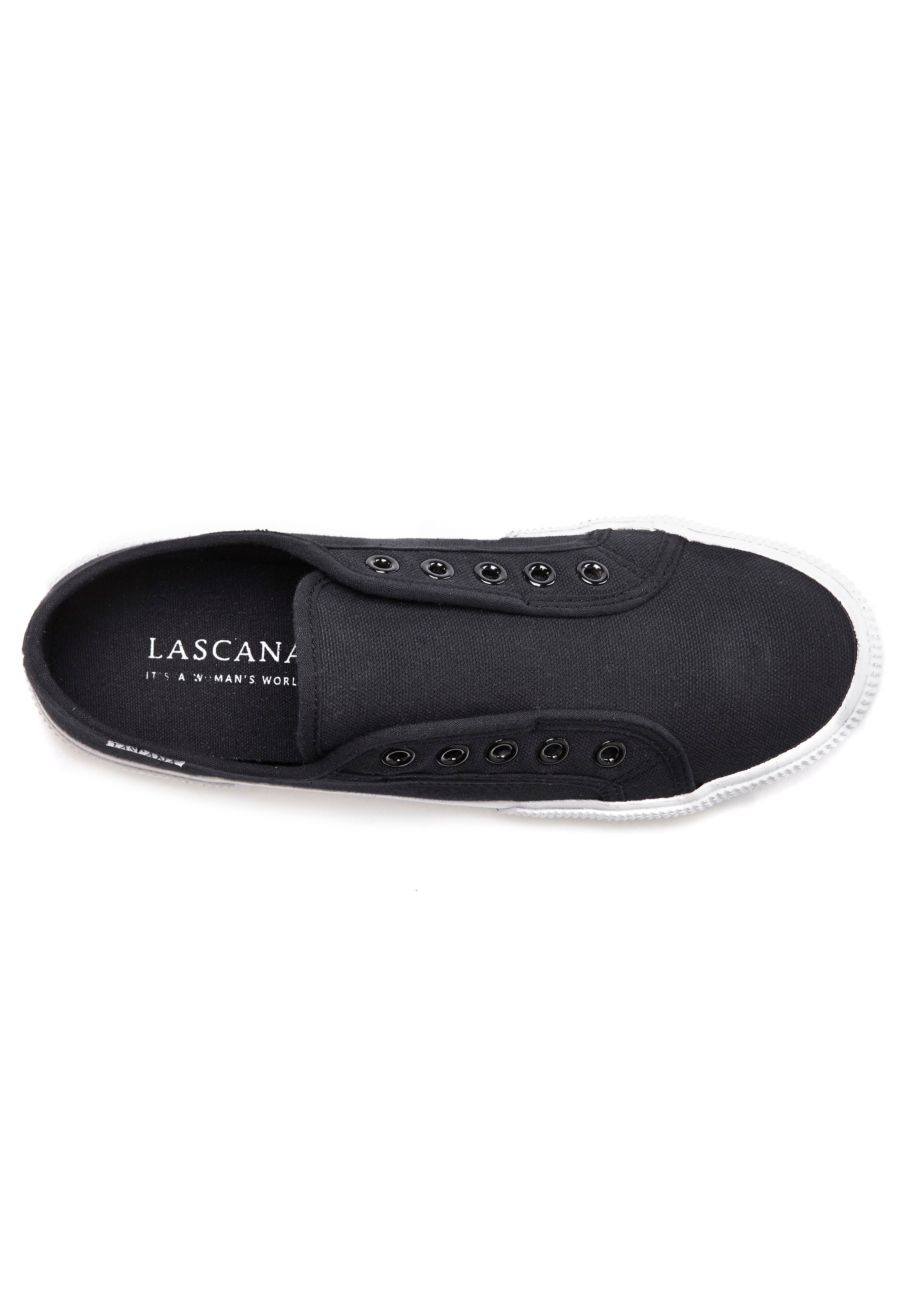 LASCANA Sneaker, Slipper, Halbschuh, Slip-On-Sneaker bequem zum Reinschlüpfen, Slip-Ons