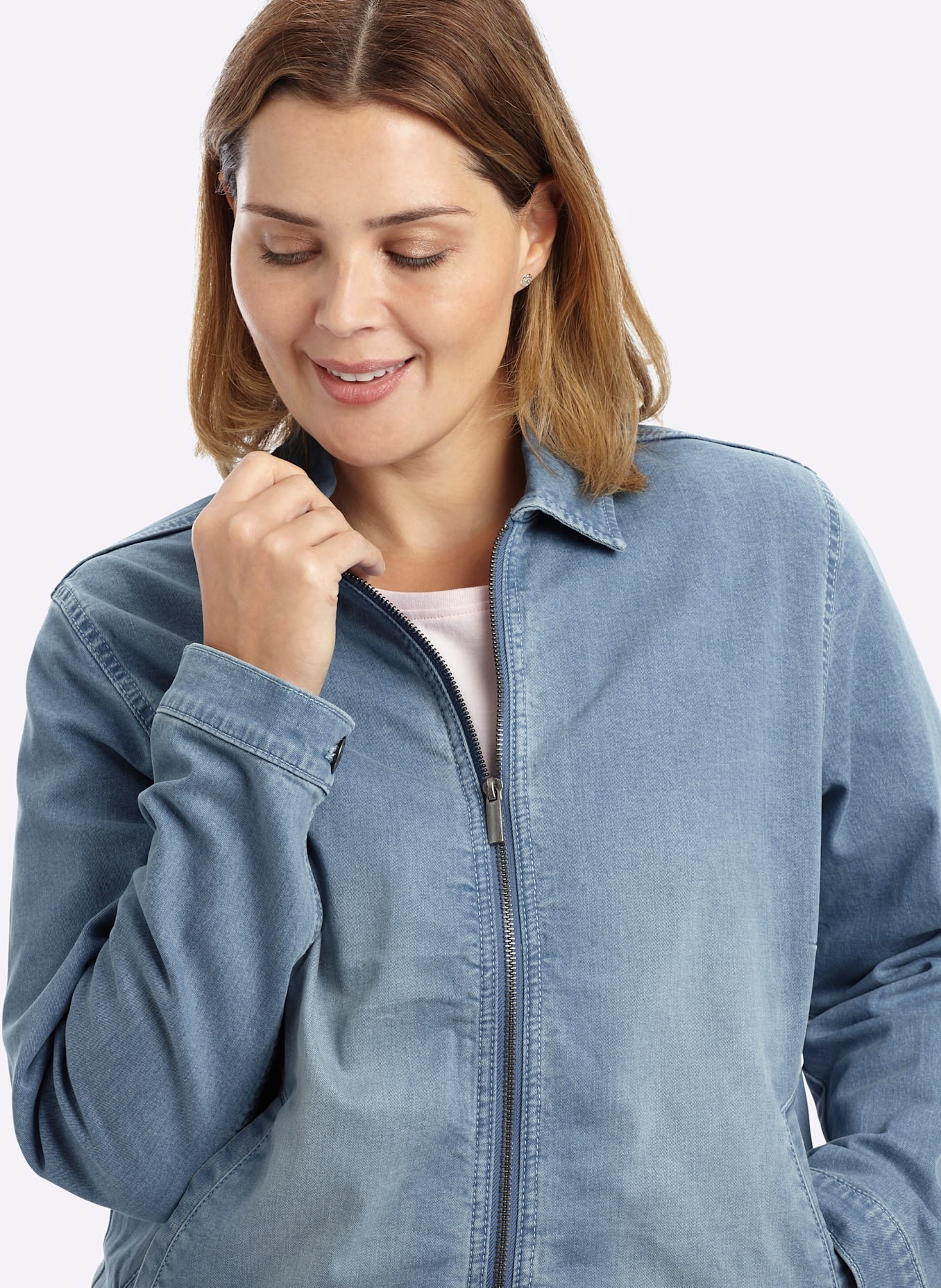 Sheego Jeansblazer »Jeansblazer«