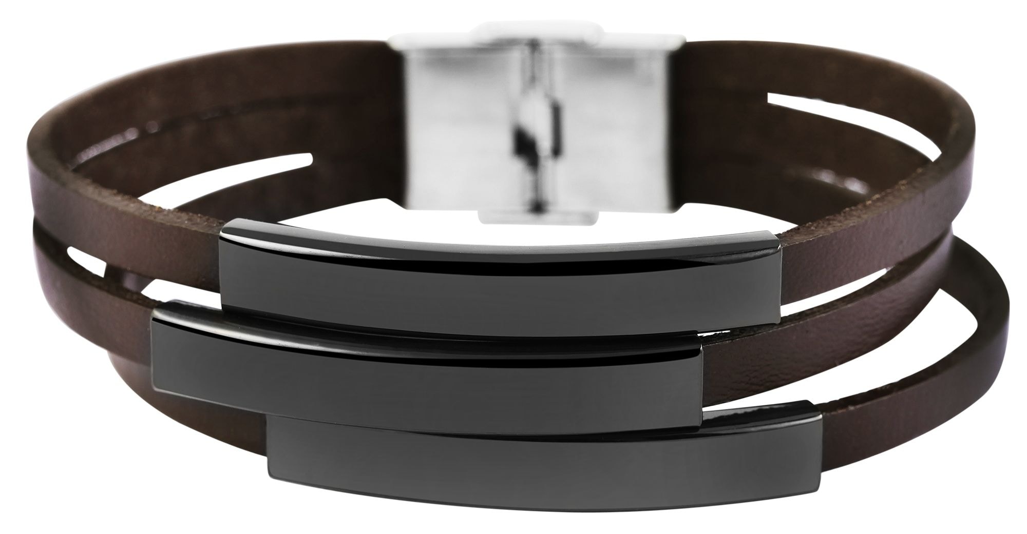 Adelia´s Armband »Unisex Armband aus Leder 21,5 cm«