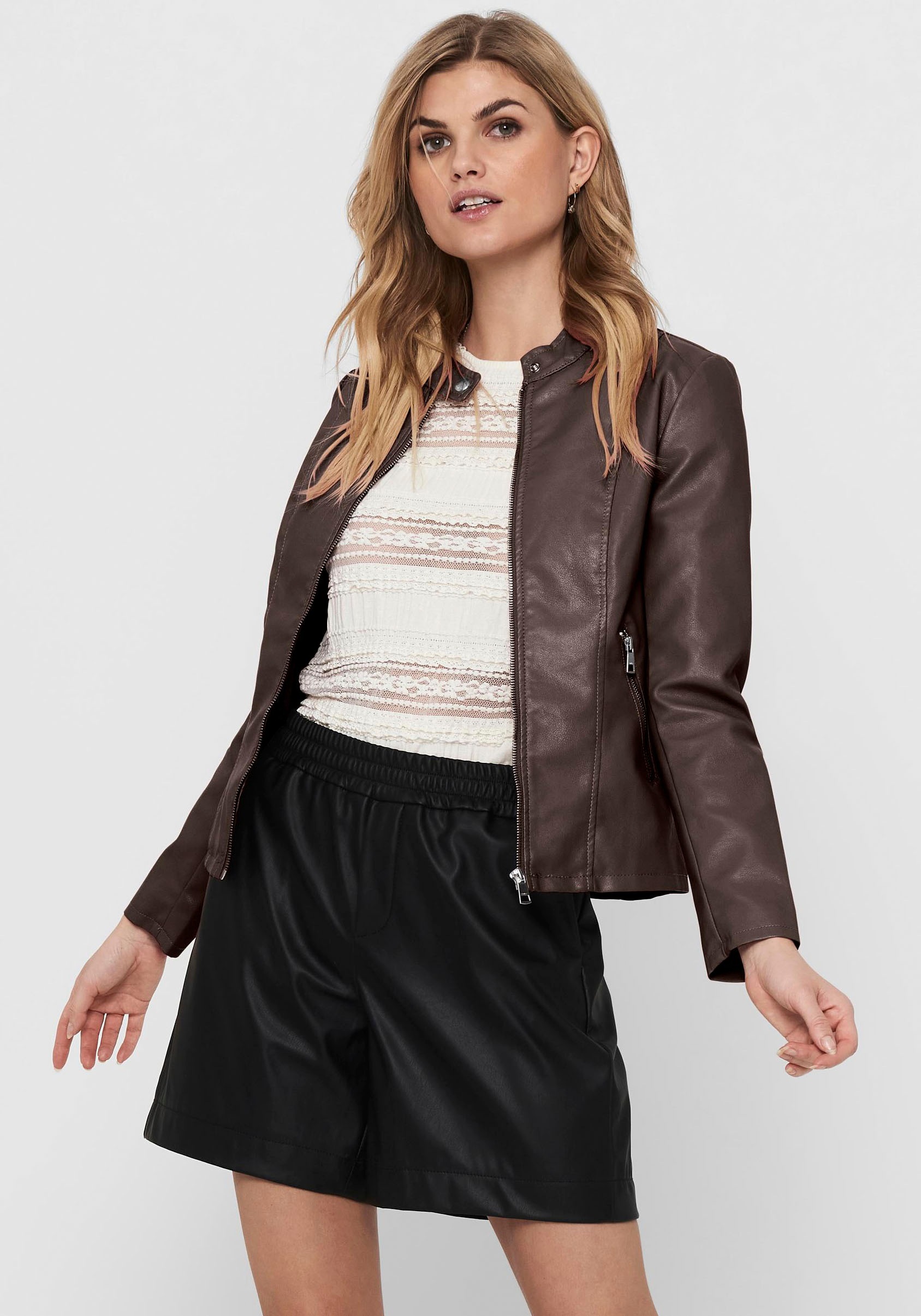 ONLY Lederimitatjacke »ONLMELISA FAUX LEATHER JACKET« kaufen