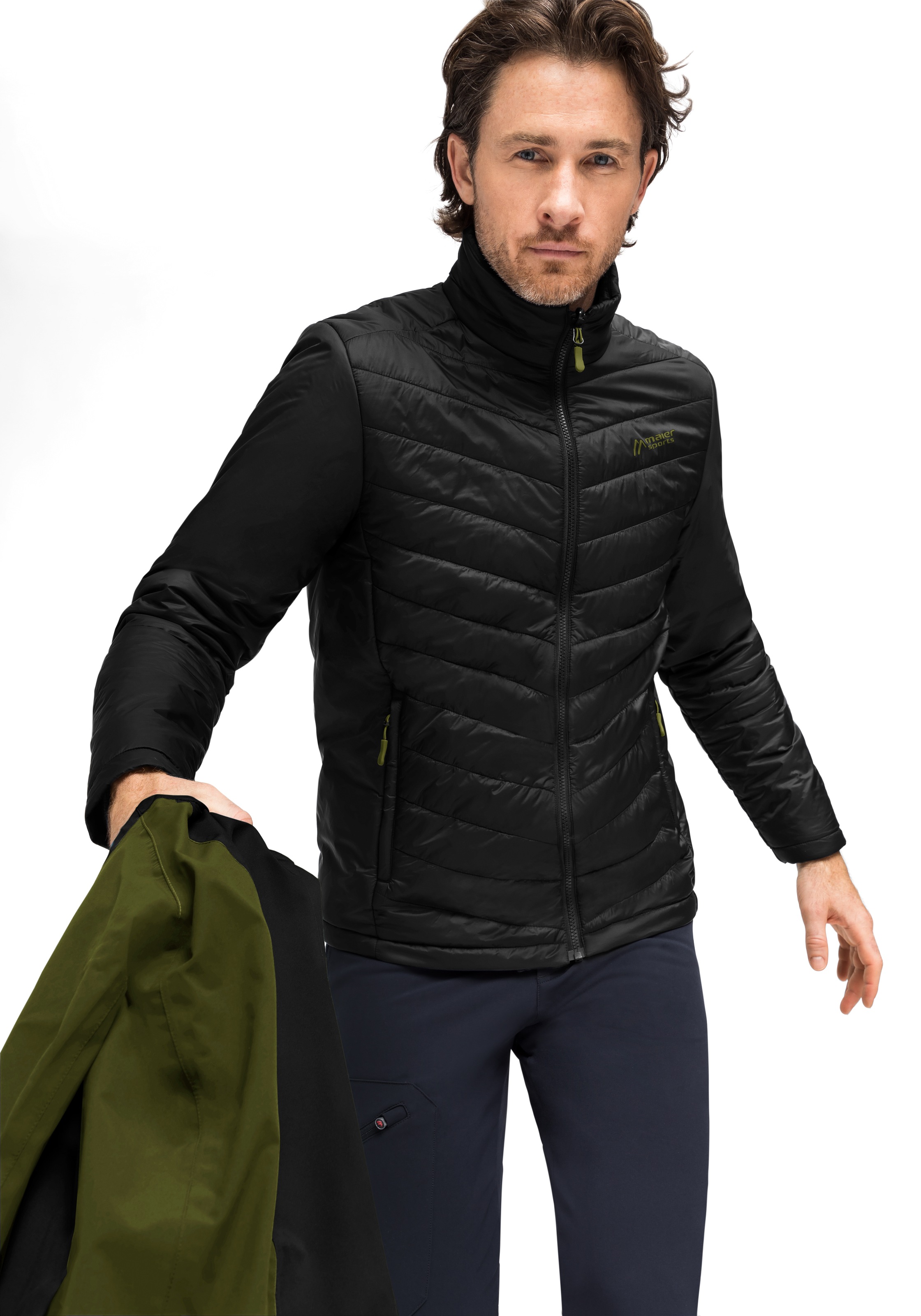 Maier Sports 3-in-1-Funktionsjacke »Ribut M«, funktionale Doppel-Jacke für Wanderungen und Ausflüge