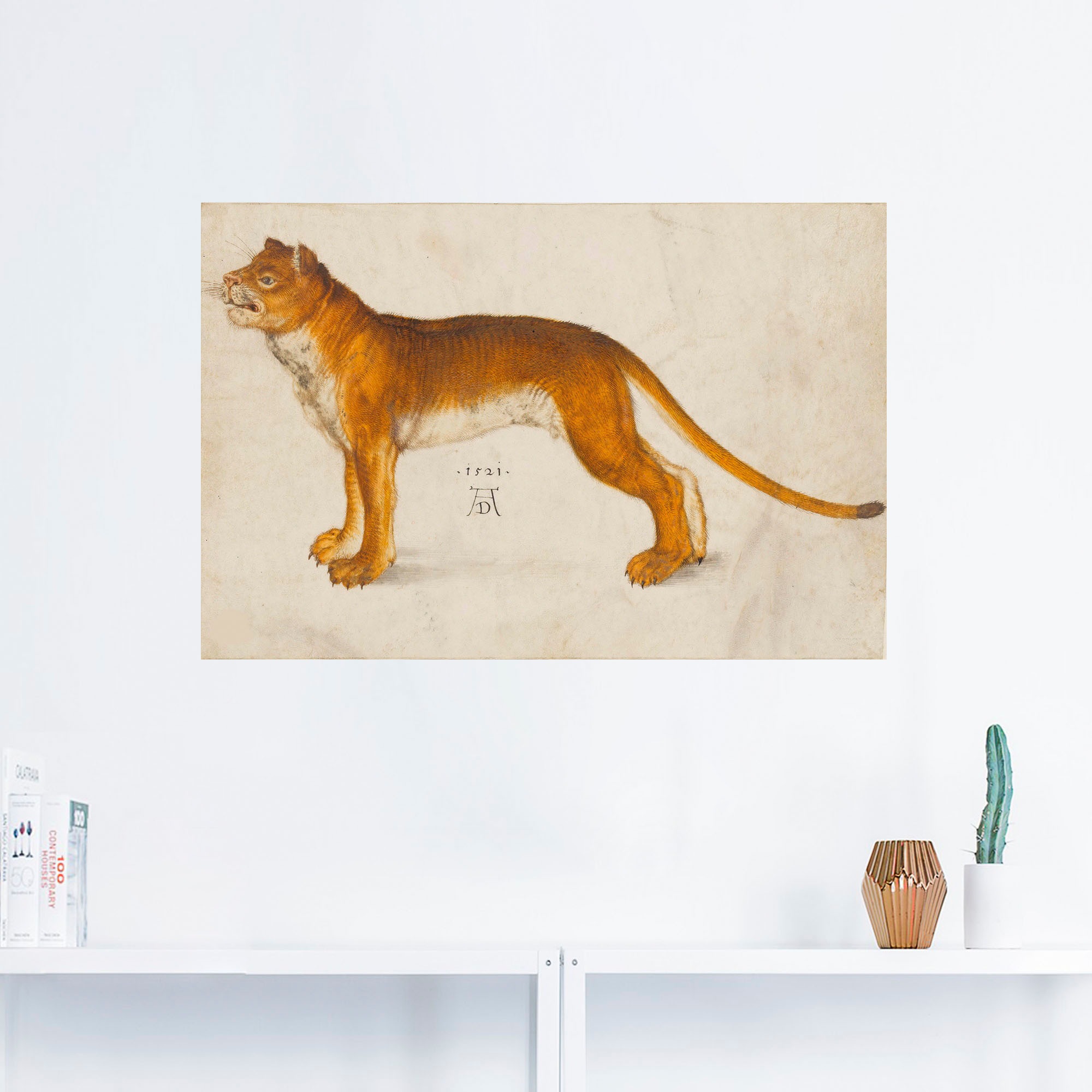 Artland Wandbild »Löwin. 1521«, Raubkatzen, (1 St.), als Alubild, Leinwandbild, Wandaufkleber oder Poster in versch. Größen
