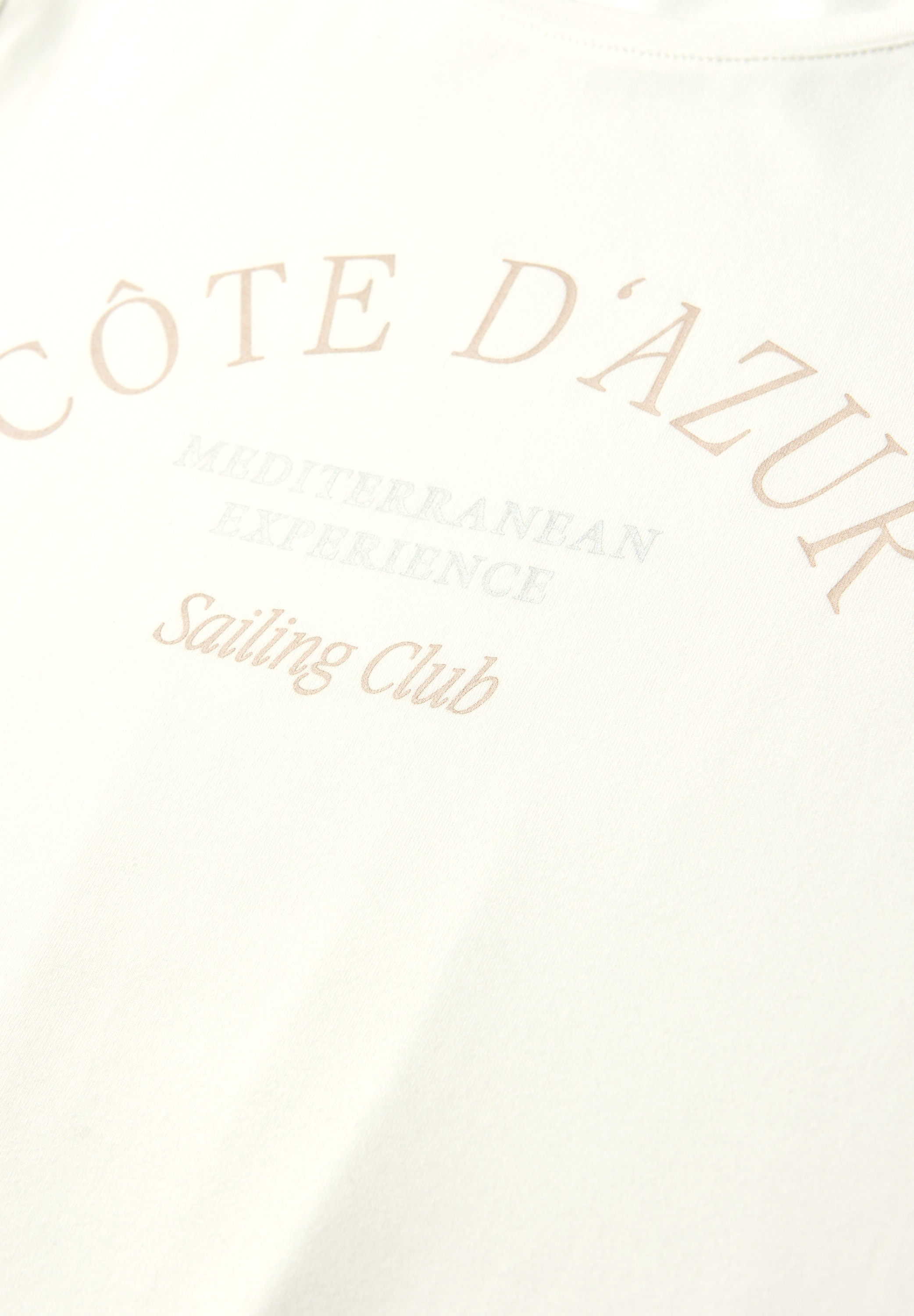 STREET ONE Rundhalsshirt Sommershirt mit Wording-Print