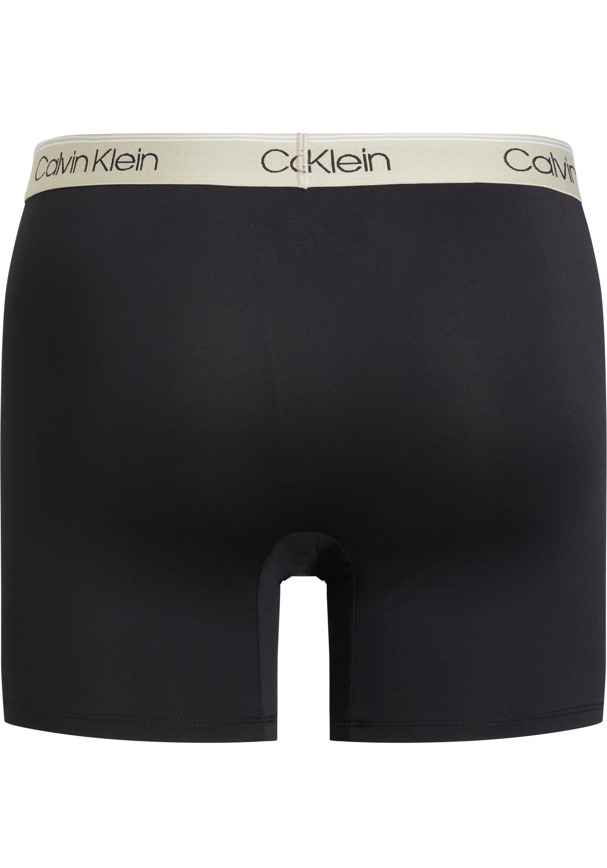 Calvin Klein Underwear Boxer »BOXER BRIEF 3PK«, (Packung, 3er-Pack), mit längerem Bein & Logo-Elastikbund