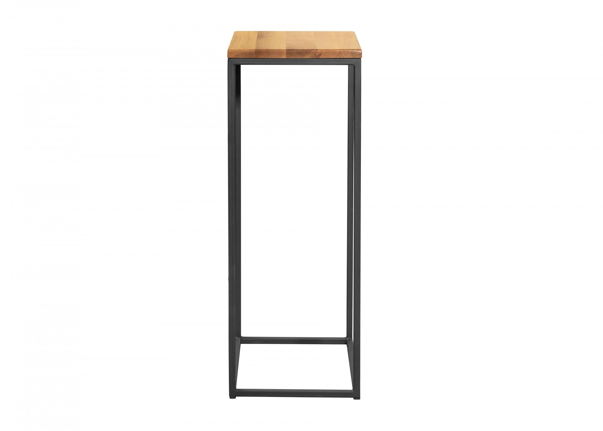 Home affaire Beistelltisch »Trio set«, (Set, 3 St., 3-Teilig), Metallbeine, Eiche Massivholzplatte