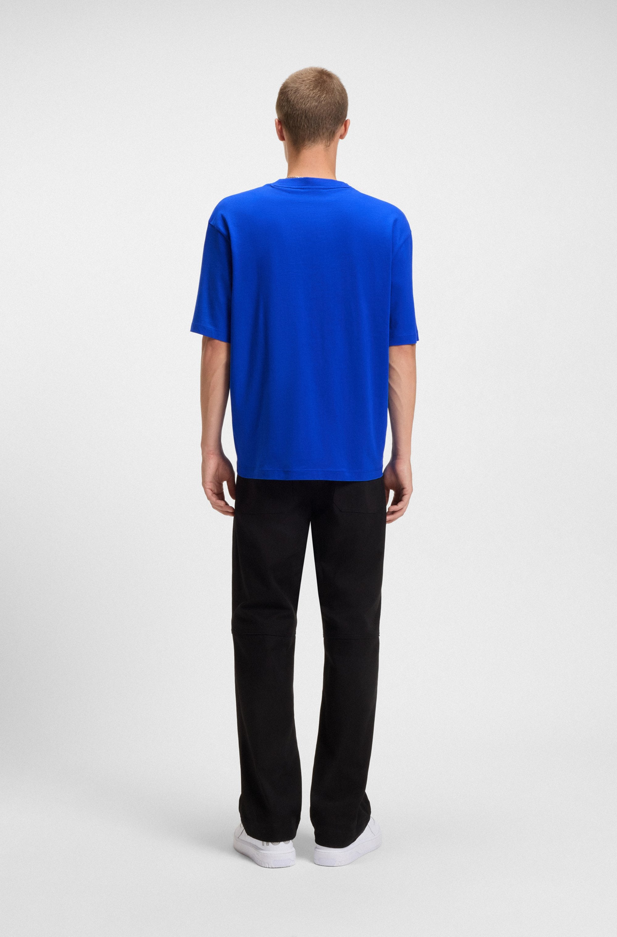 HUGO Blue T-Shirt »Nurix«, mit coolem Druck