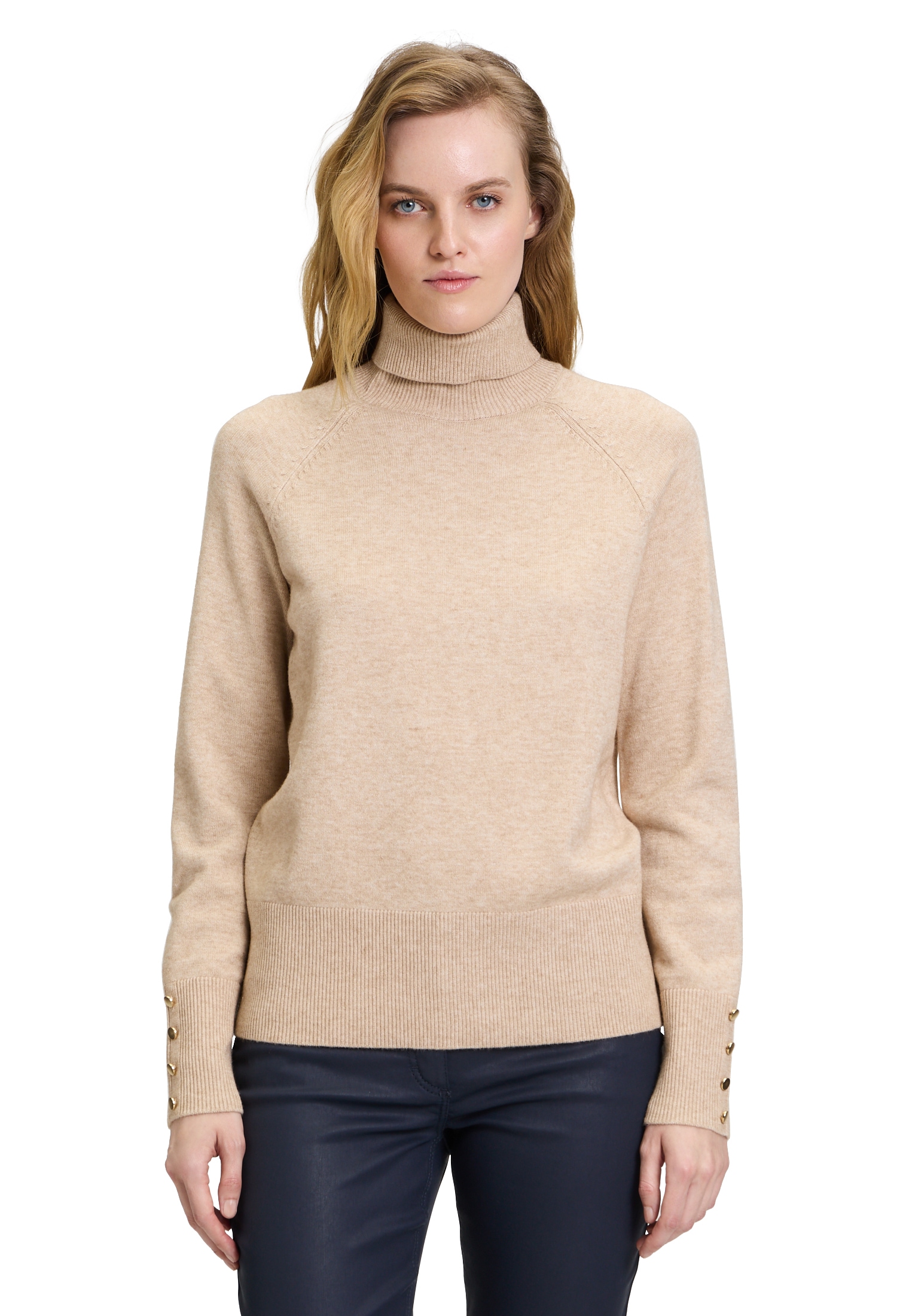 Betty Barclay Rollkragenpullover »Rollkragenpullover mit Knöpfen«