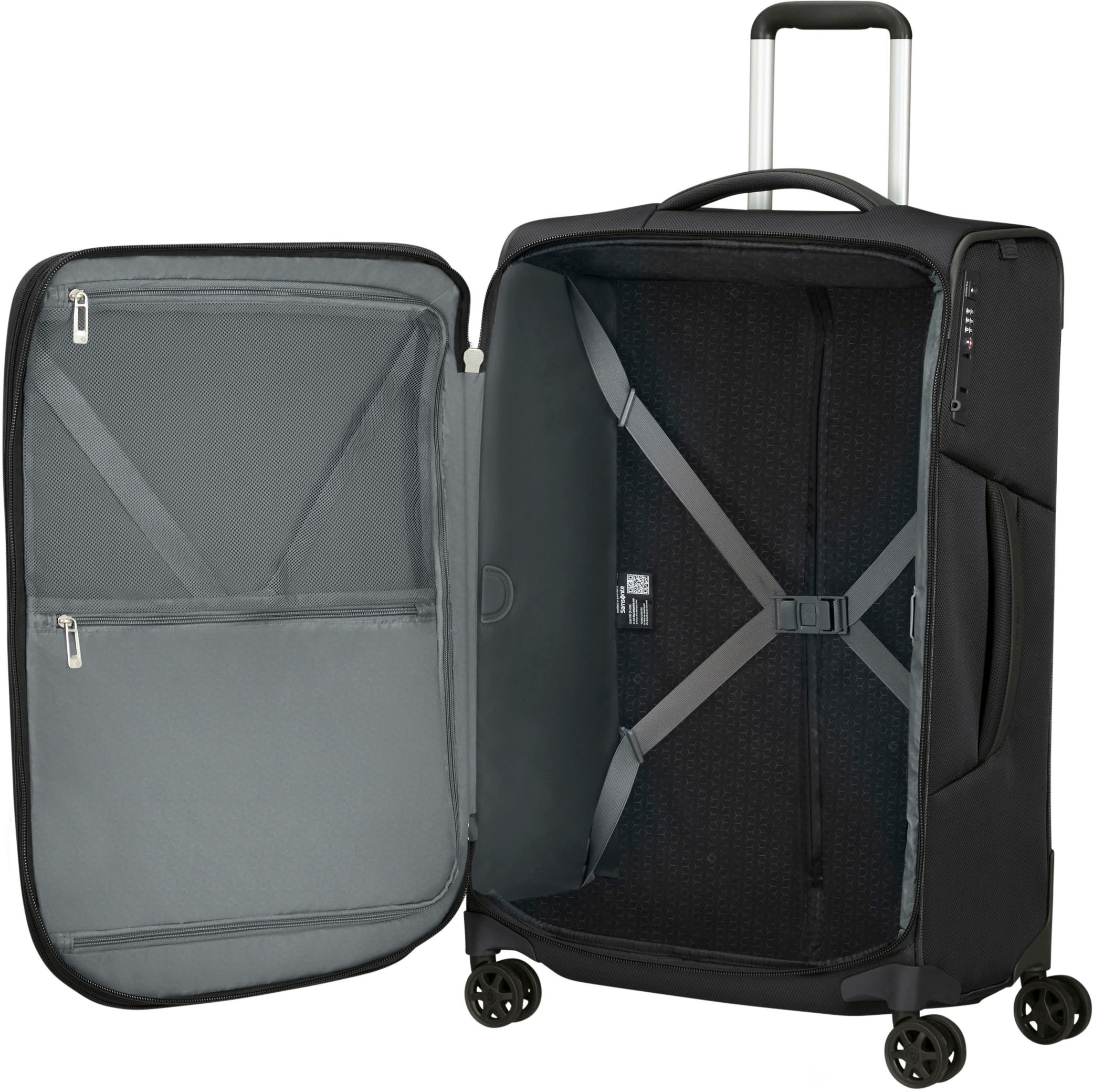 Samsonite Weichgepäck-Trolley »RESPARK exp, verschiedene Größen und Farben«, 4 Rollen, Reisekoffer Aufgabegepäck Reisegepäck mit Volumenerweiterung