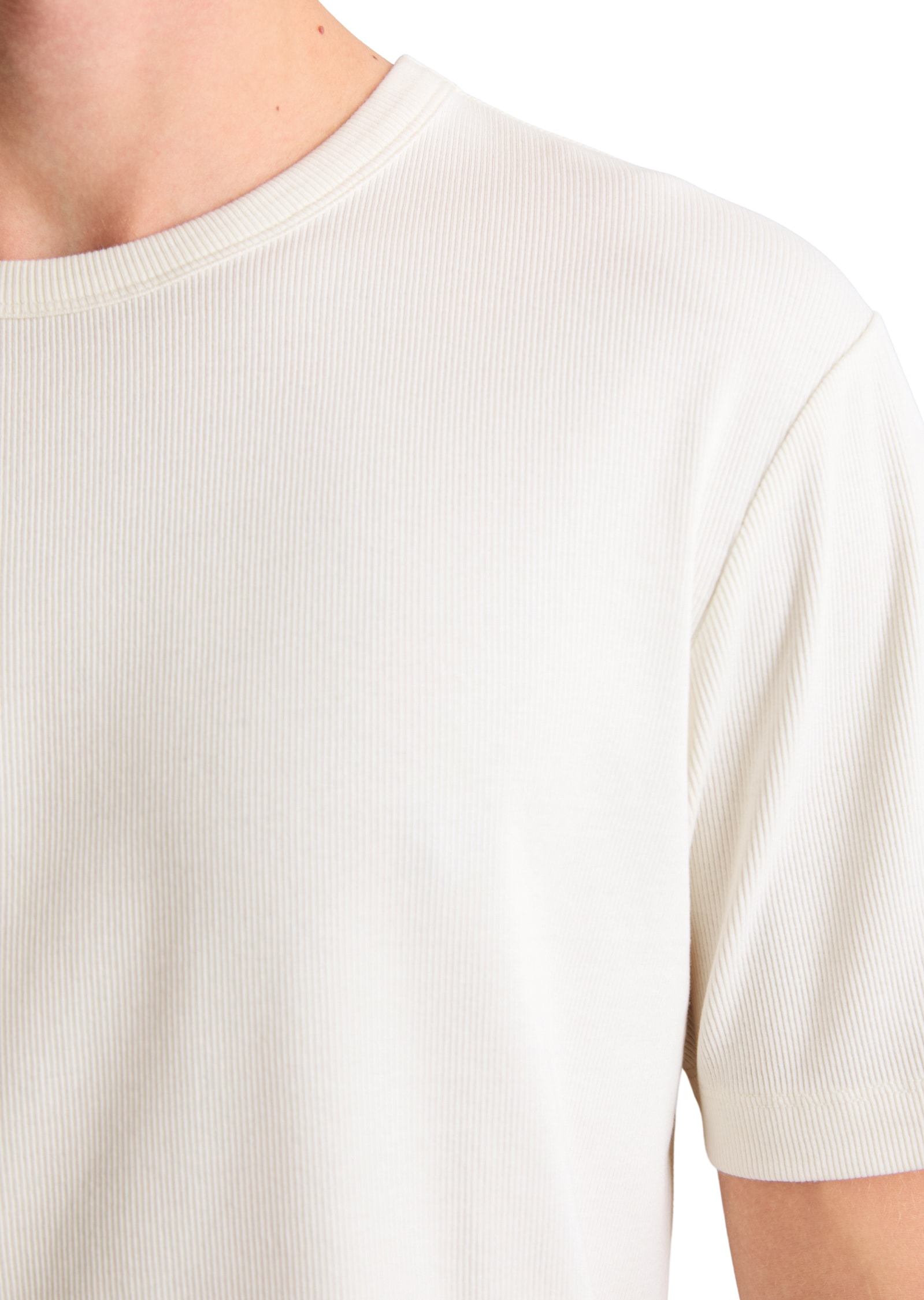 Marc O'Polo DENIM T-Shirt regular aus Bio-Baumwoll-Mix