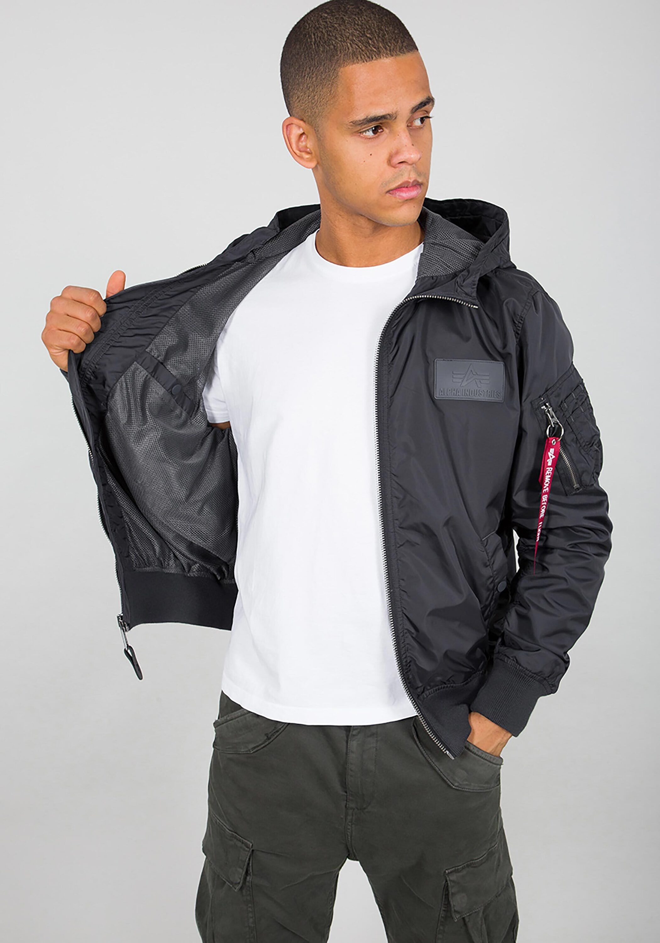 Alpha Industries Bomberjacke »Alpha Industries Men - Bomber Jackets MA-1 LW Hooded«