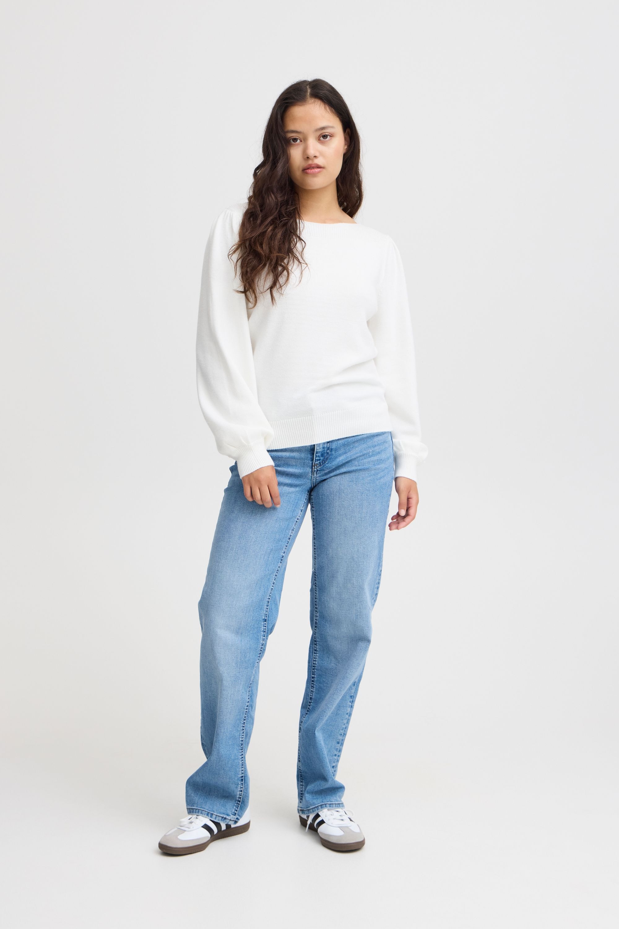 Ichi Strickfleece-Pullover »Strickpullover IHVIRELLE LS«