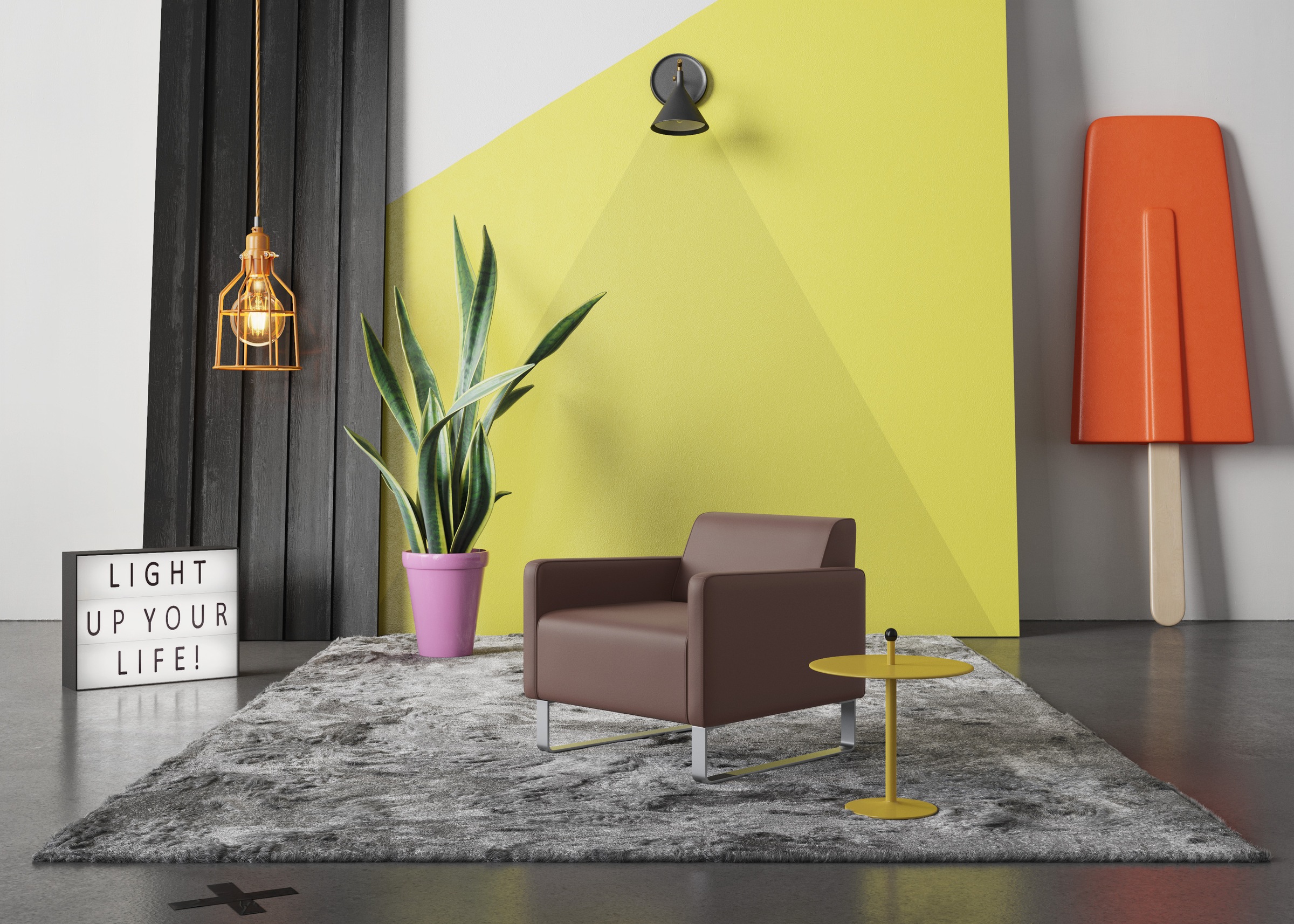 machalke® Sessel »single«, Ledersessel mit Metallkufen