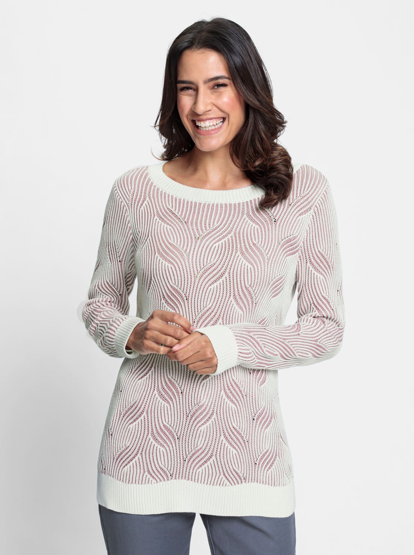 Inspirationen Strickpullover »Jacquard-Pullover«