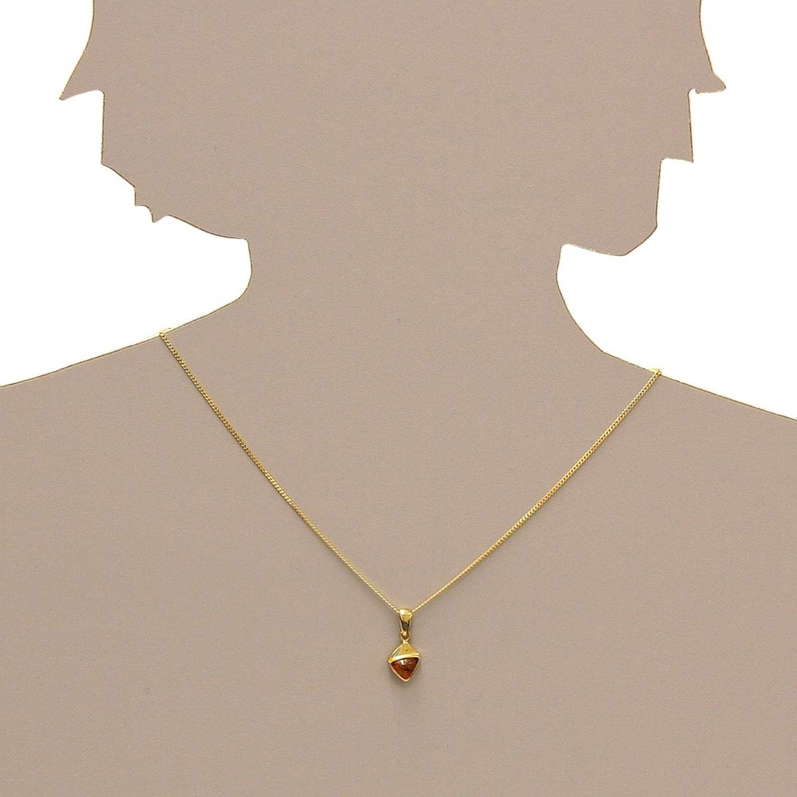 OSTSEE-SCHMUCK Kettenanhänger »- Malou - Gold 333/000 - Bernstein«