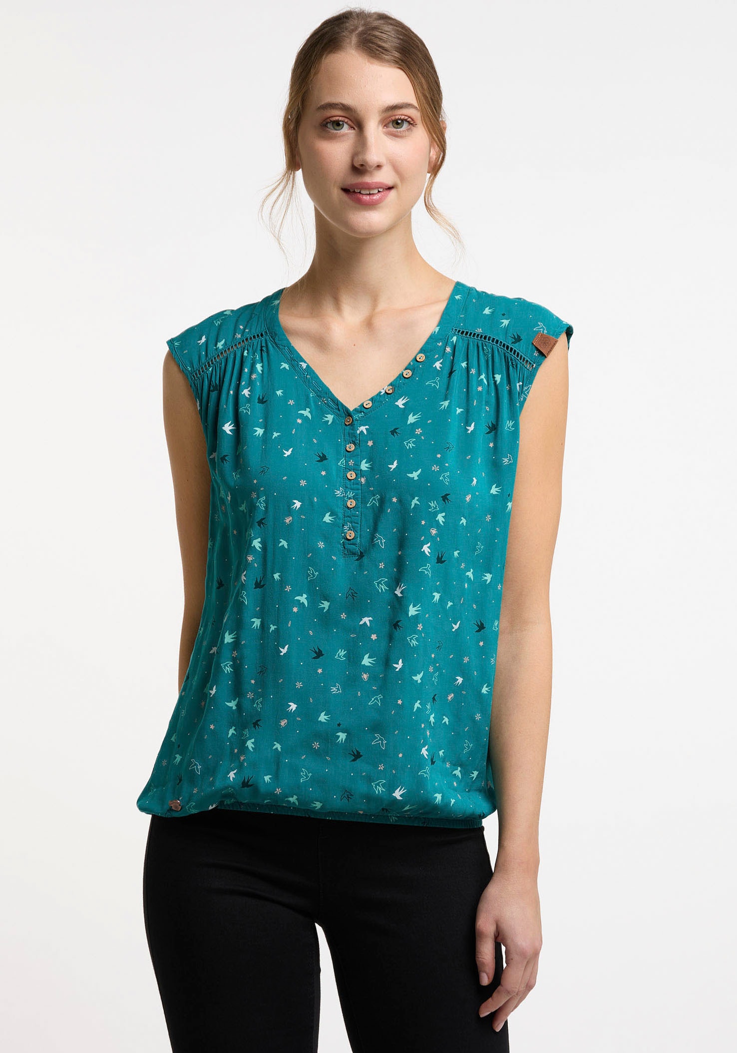 OTTO Blusenshirt Design All-Over trendigem Ragwear »SALTTY bei A«, Print im