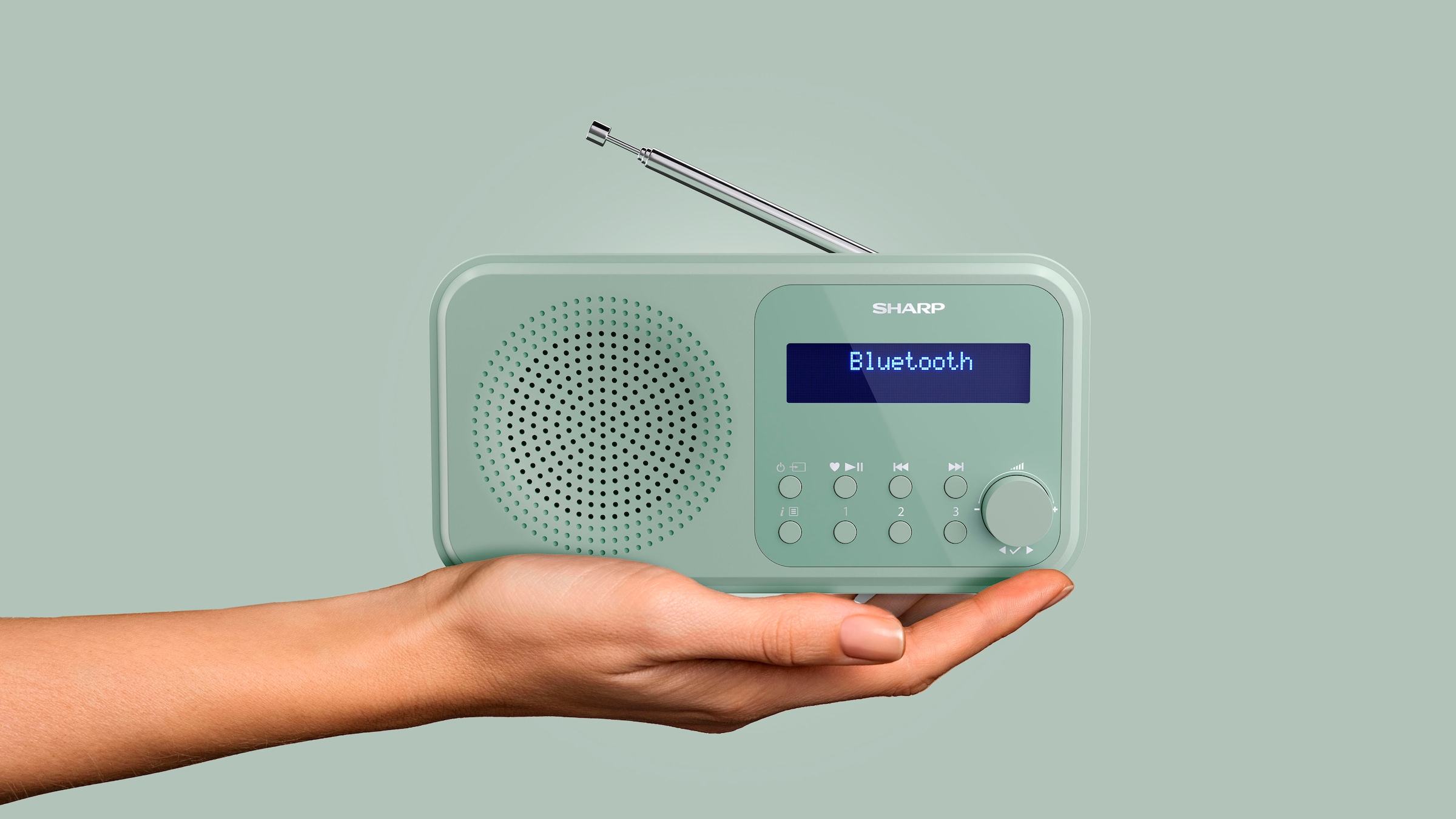 Sharp Digitalradio (DAB+) »TOKYO DR-P420« (A2DP Bluetooth | AVRCP Bluetooth | Bluetooth Digitalradio (DAB+) | FM-Tuner mit RDS 2 W)