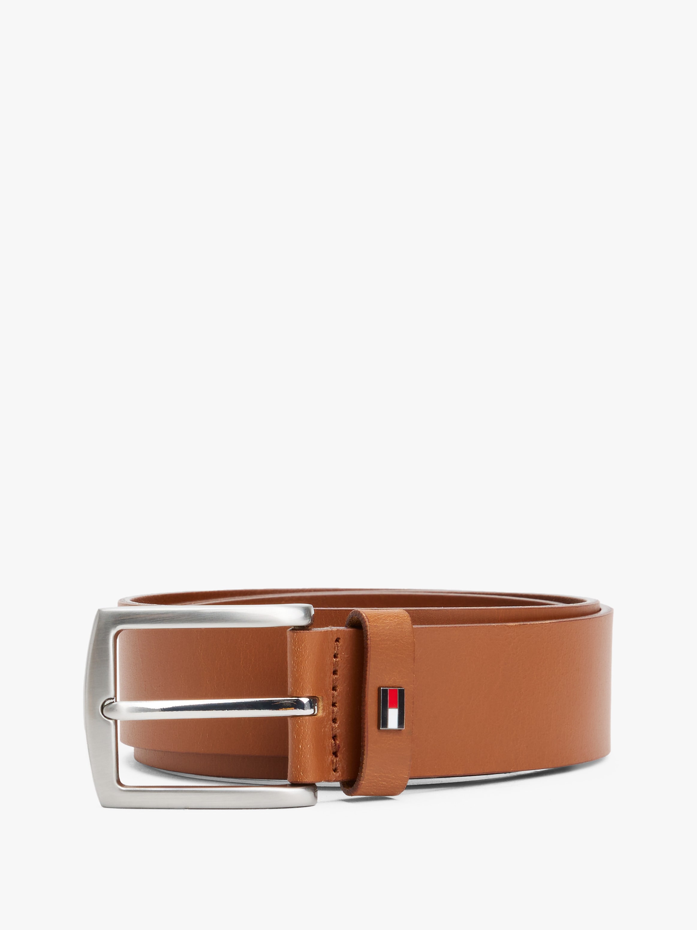 Tommy Hilfiger Ledergürtel »DENTON 3.5 EXT«, Einfachdornschließe, Metalllogo