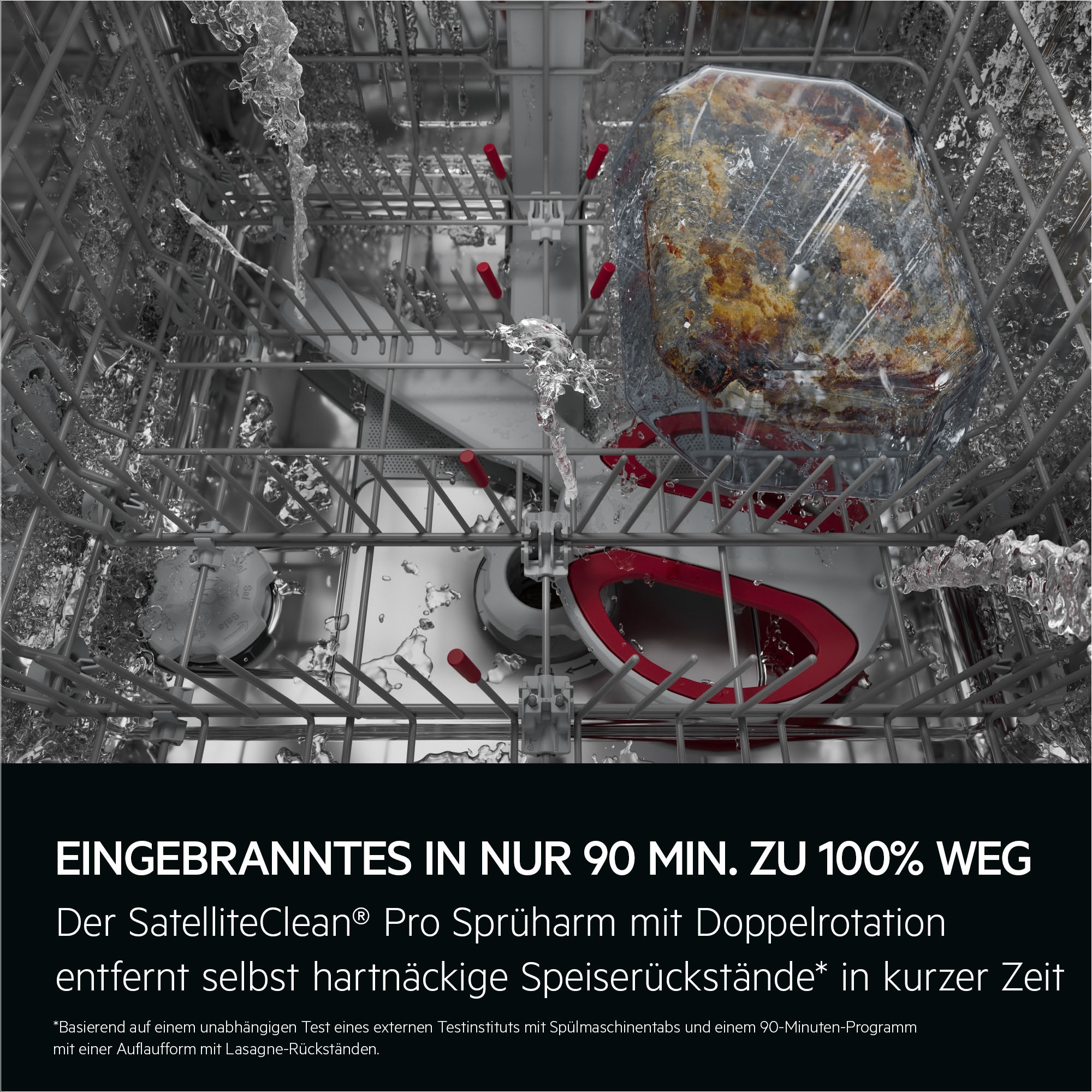 AEG vollintegrierbarer Geschirrspüler 9000 XXL »GI9700X4PC« Leise Spülmaschine 36dB ComfortLift: Be- & Entladen ohne Bücken
