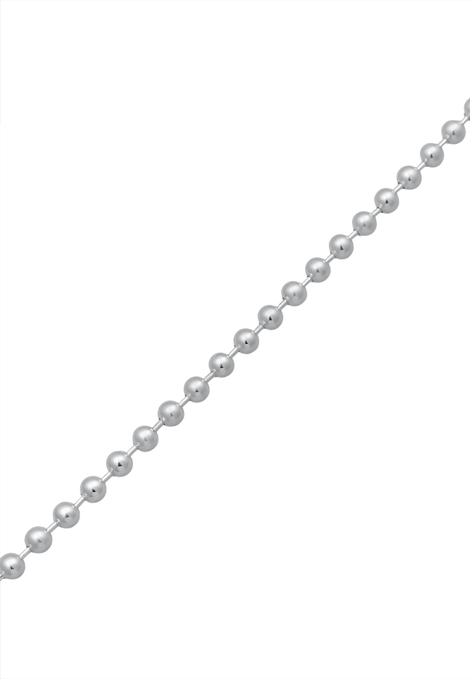 Kuzzoi Silberkette »Halskette Basic Kugeln 925 Sterling Silber«