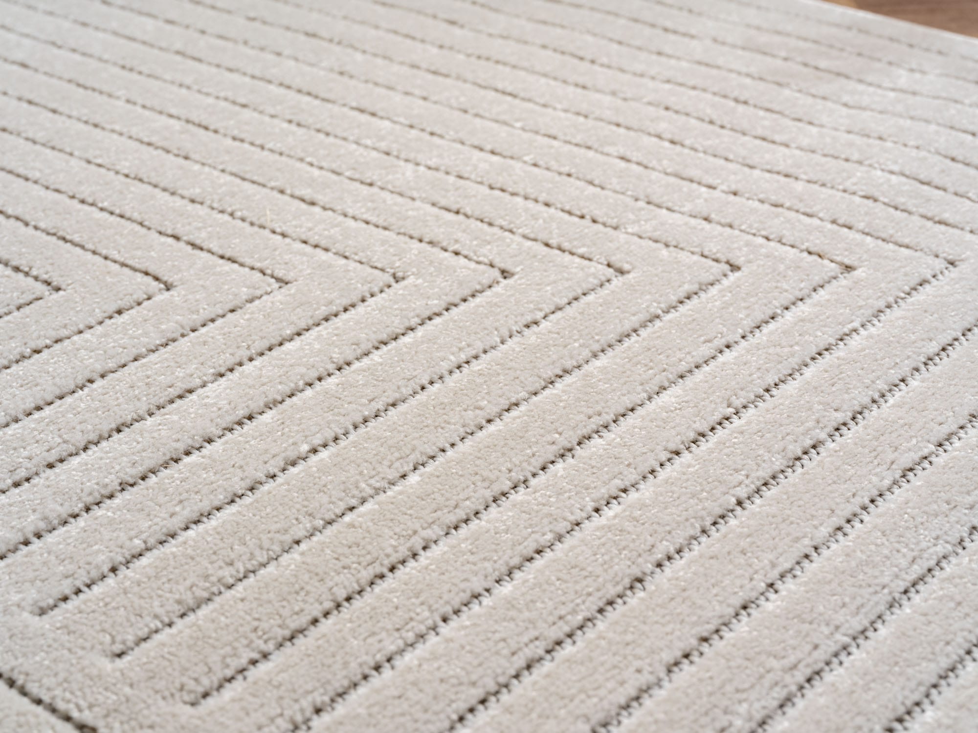 Ayyildiz Teppiche Langflor-Teppich »NOVA 1202 , auch als Läufer und in Rund erhältlich« rund 5 mm Höhe In -und Outdoor, Hoch Tief Effekt, Struktur, Wohnzimmer, Aussenbereich