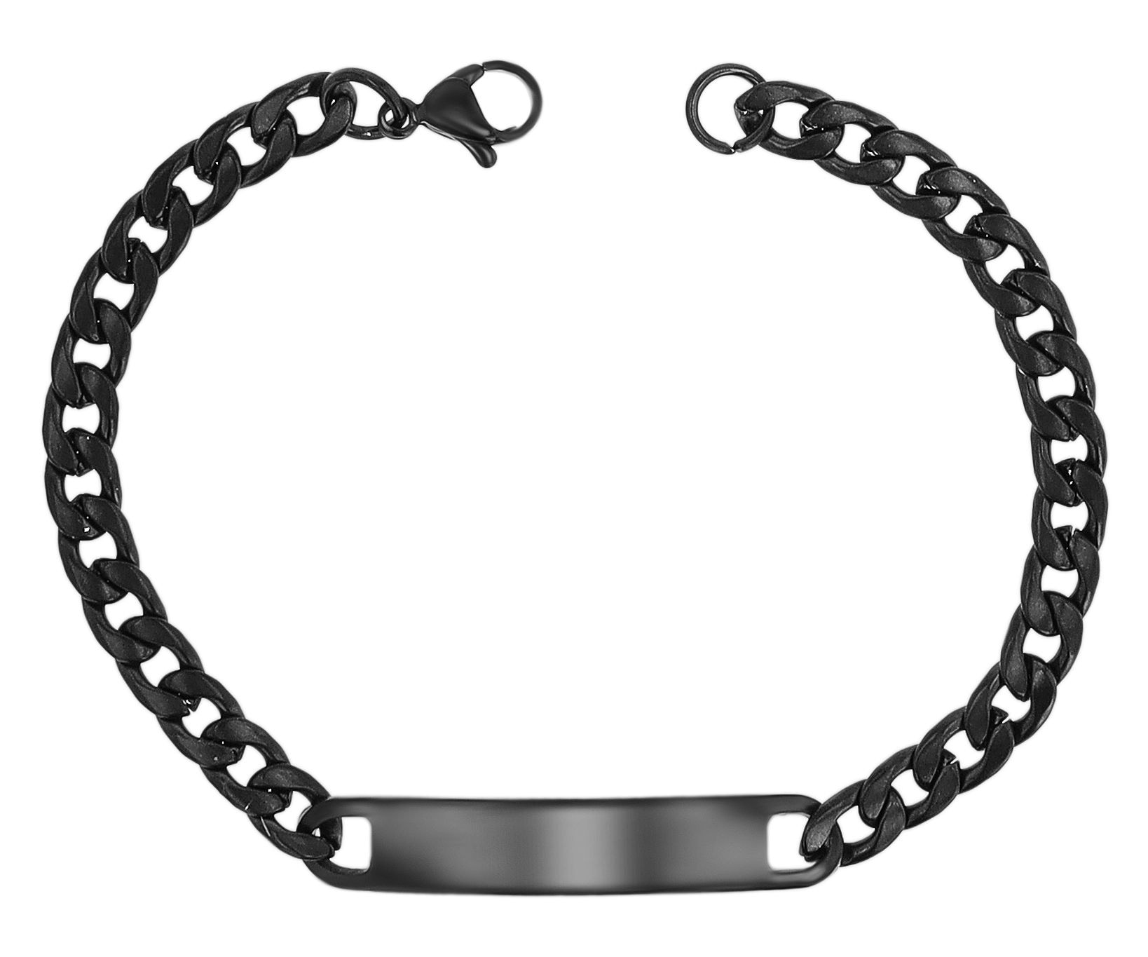 Adelia´s Panzerarmband »Damen Armband ¿ Panzerarmband aus Edelstahl 18 cm«
